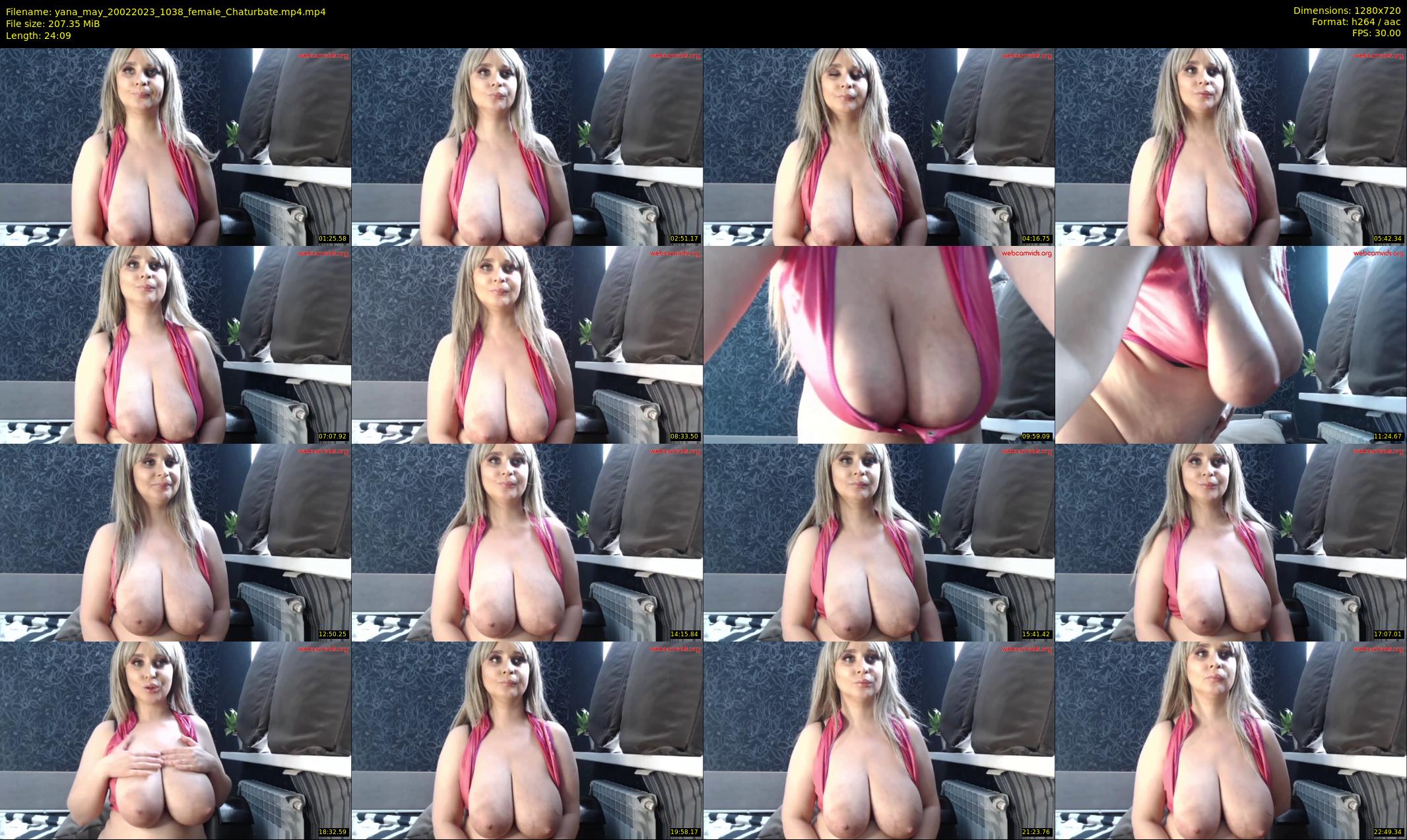 yana_may — 25 minute Chaturbate female cam show recording, 720p, Feb 20, 2023