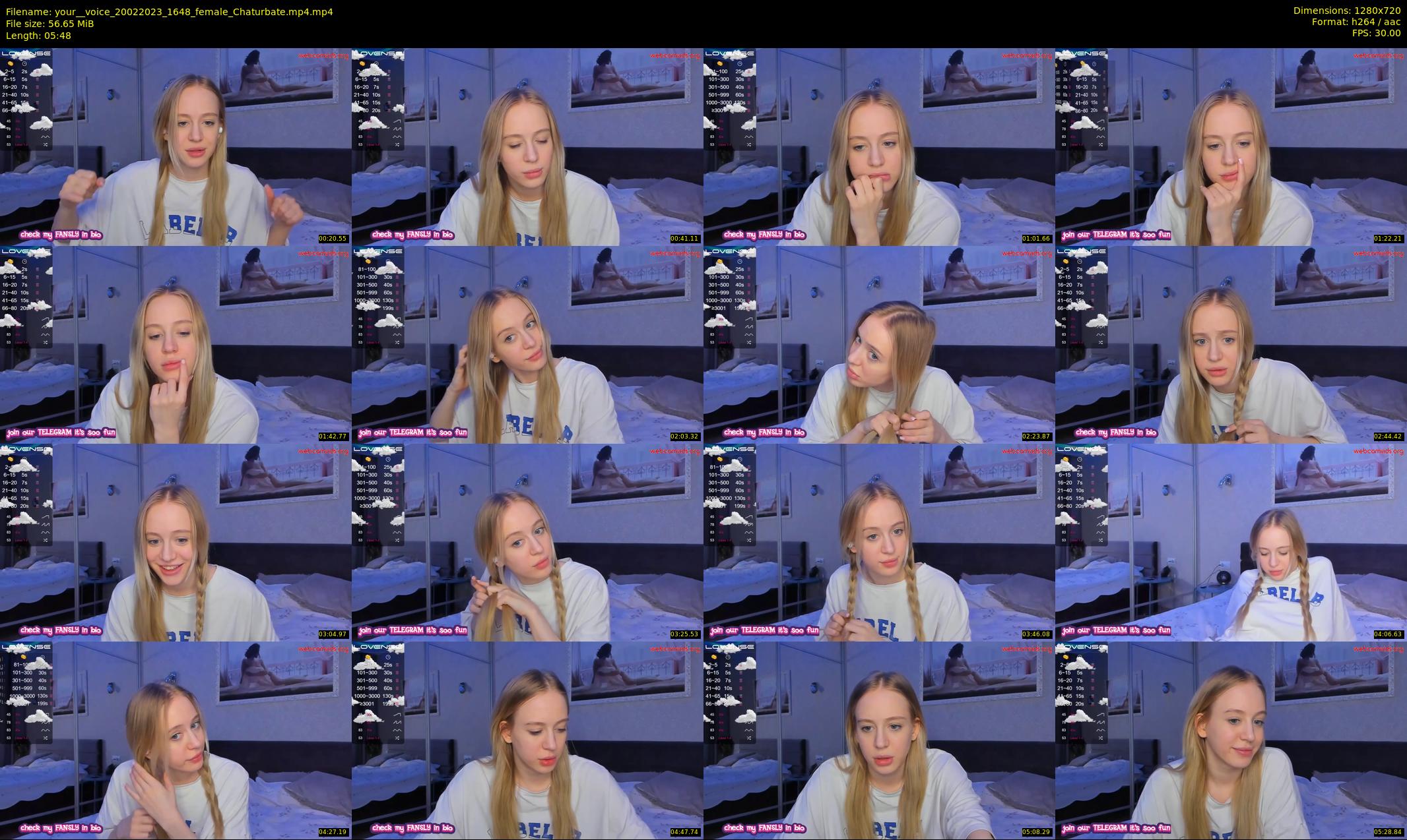 your__voice — 6 minute Chaturbate female cam show recording, 720p, Feb 20, 2023