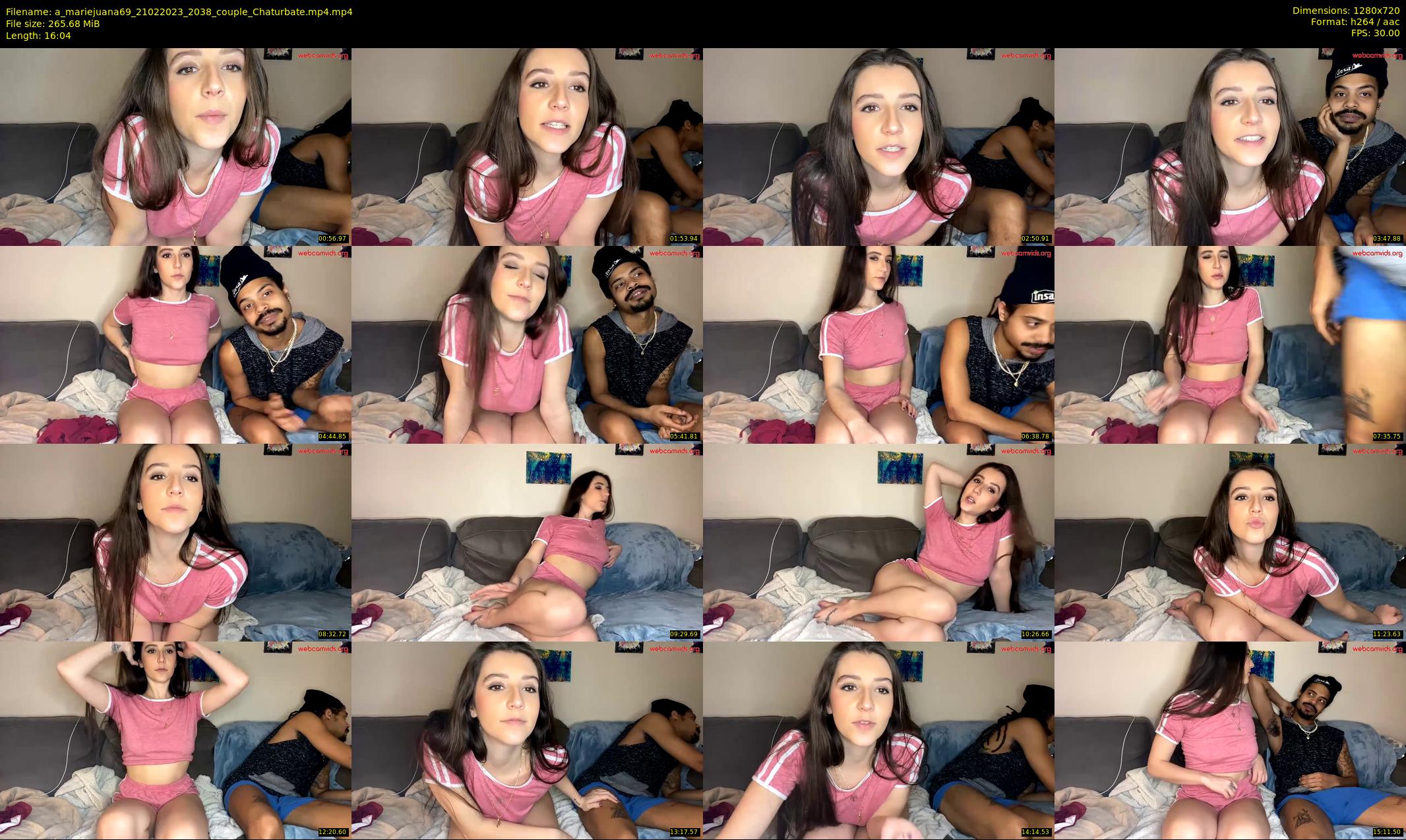 a_mariejuana69 — 17 minute Chaturbate couple cam show recording, 720p, Feb 21, 2023