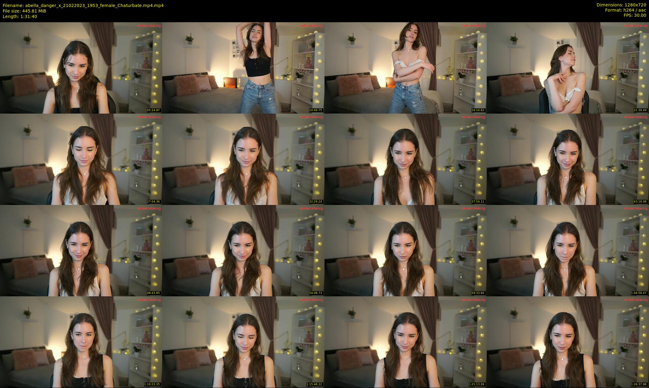 abella_danger_x — 92 minute Chaturbate female cam show recording, 720p, Feb 21, 2023