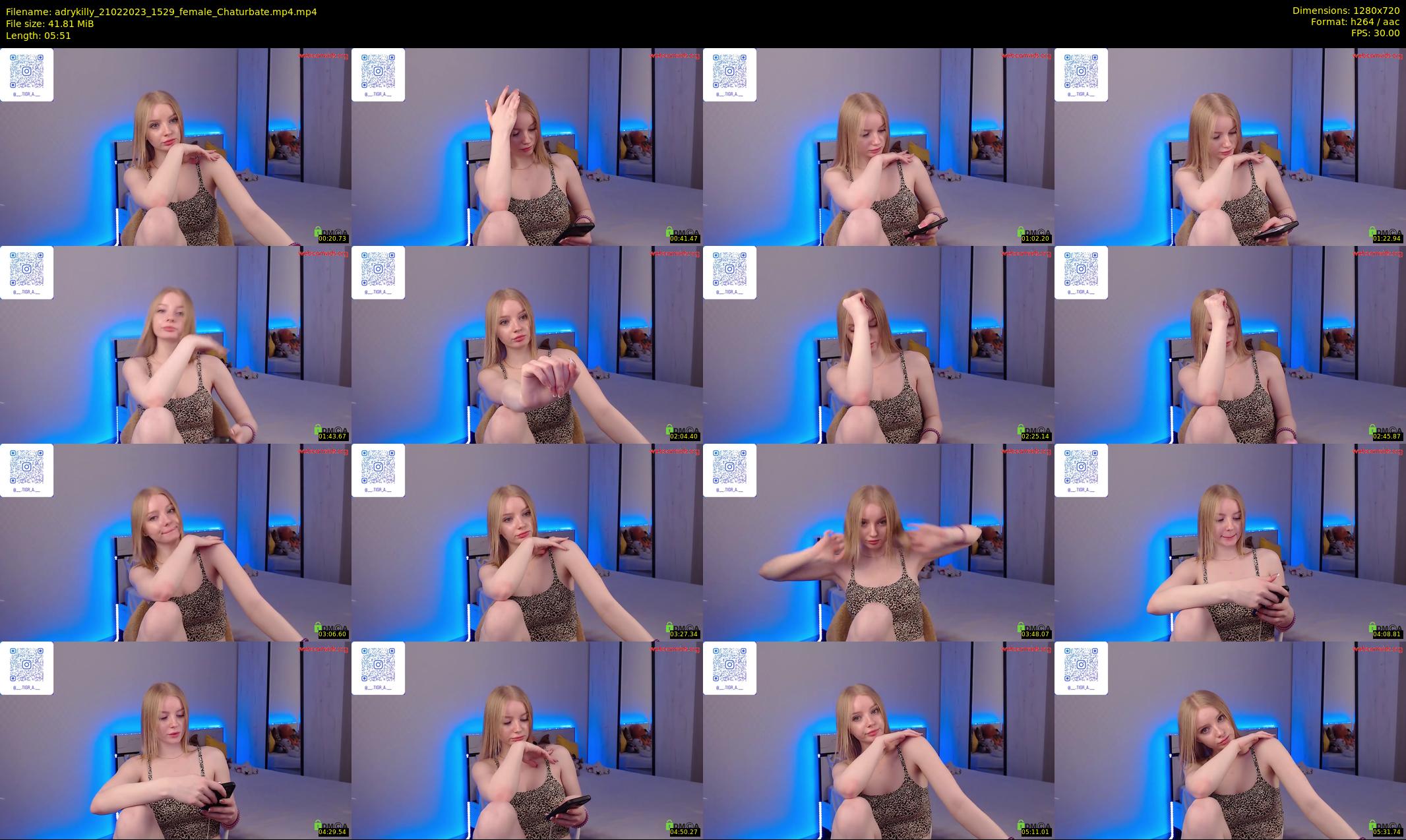 adrykilly — 6 minute Chaturbate female cam show recording, 720p, Feb 21, 2023