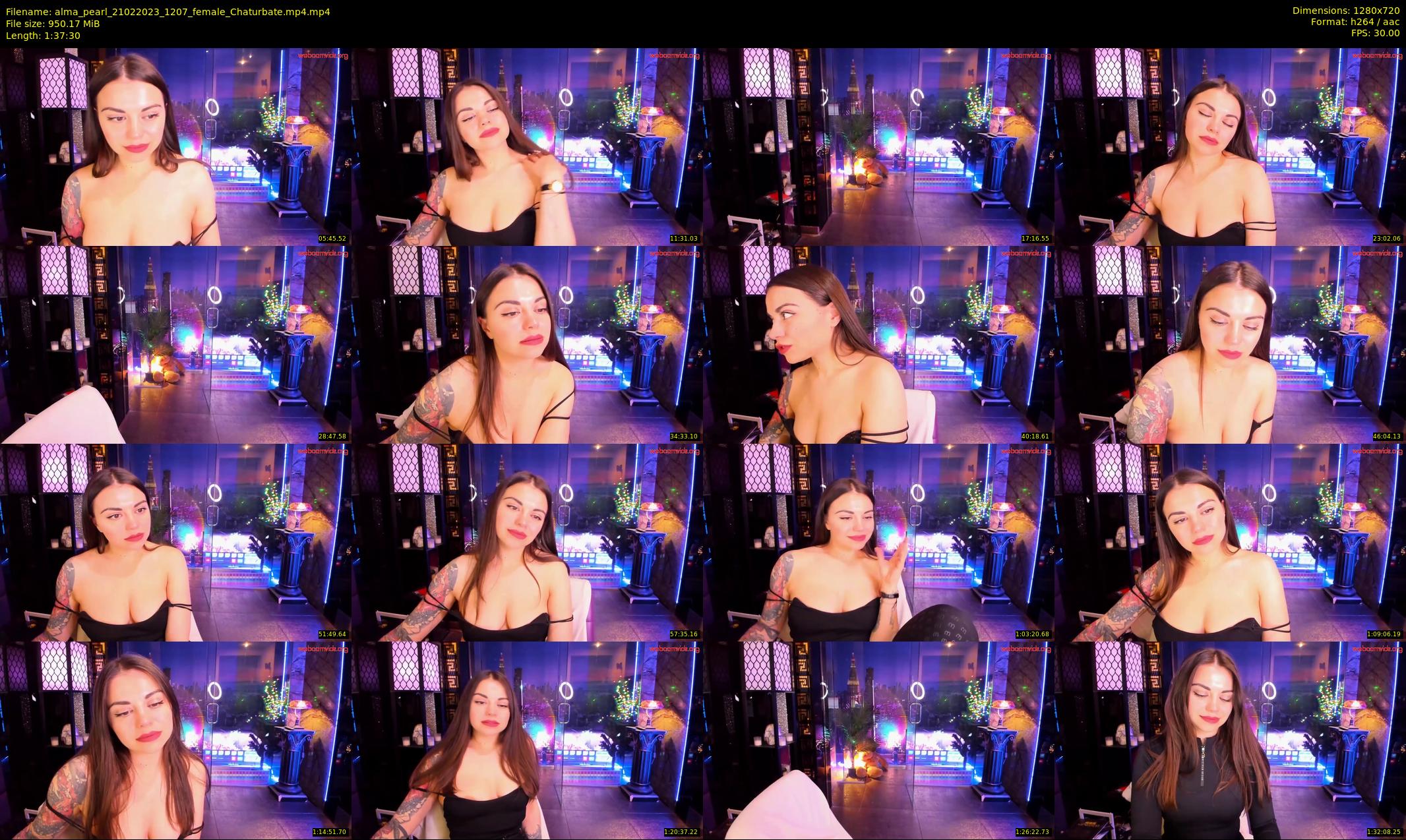 alma_pearl — 98 minute Chaturbate female cam show recording, 720p, Feb 21, 2023