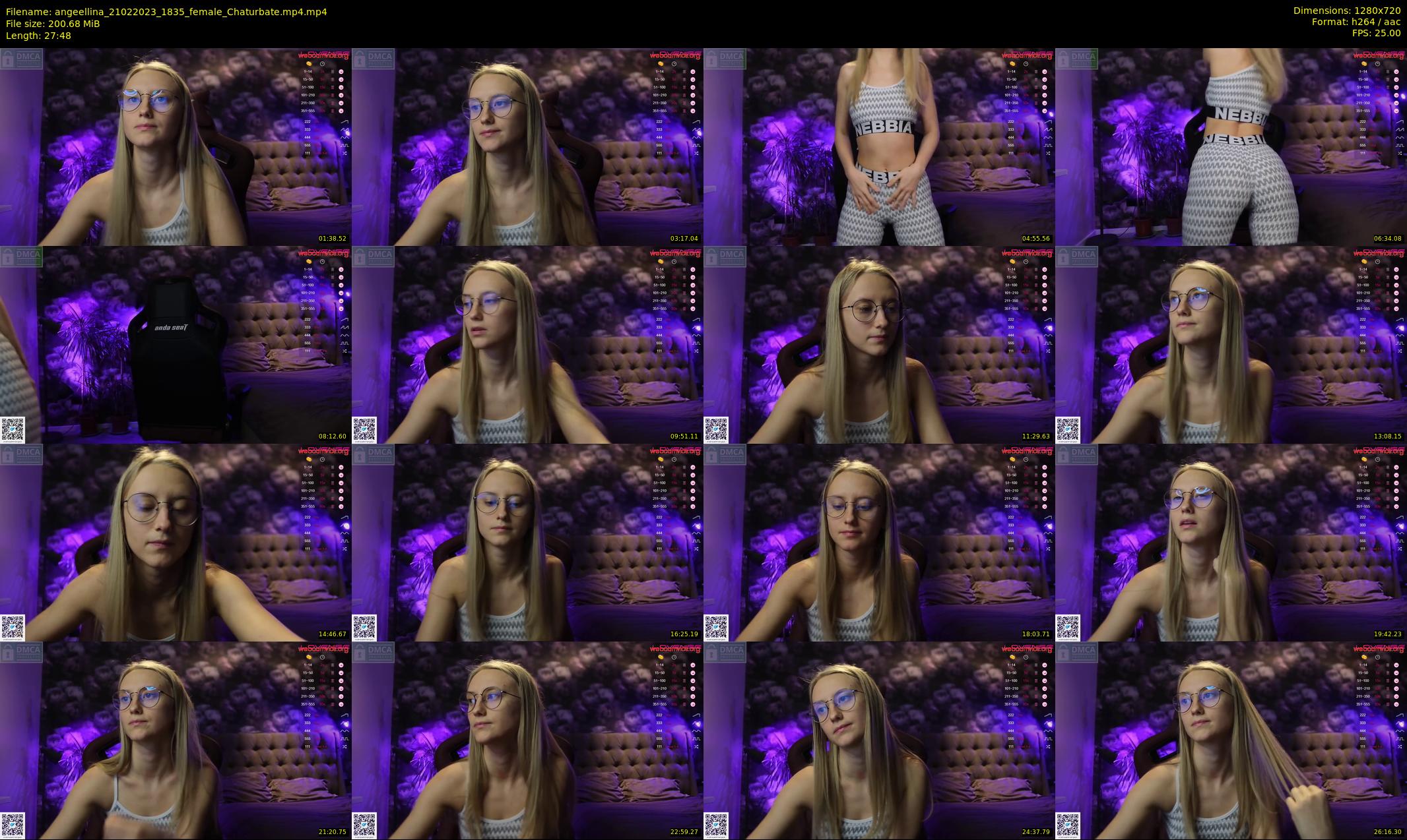 angeellina — 28 minute Chaturbate female cam show recording, 720p, Feb 21, 2023