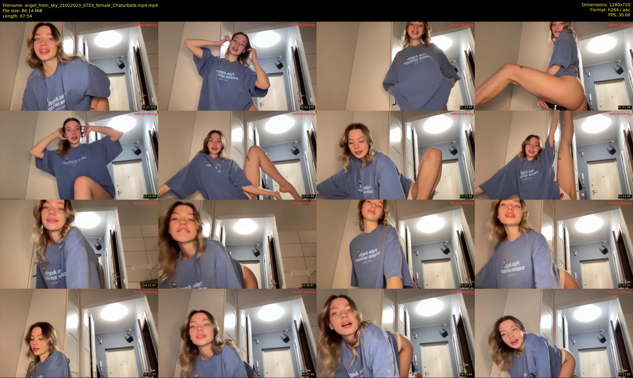 angel_from_sky — 8 minute Chaturbate female cam show recording, 720p, Feb 21, 2023