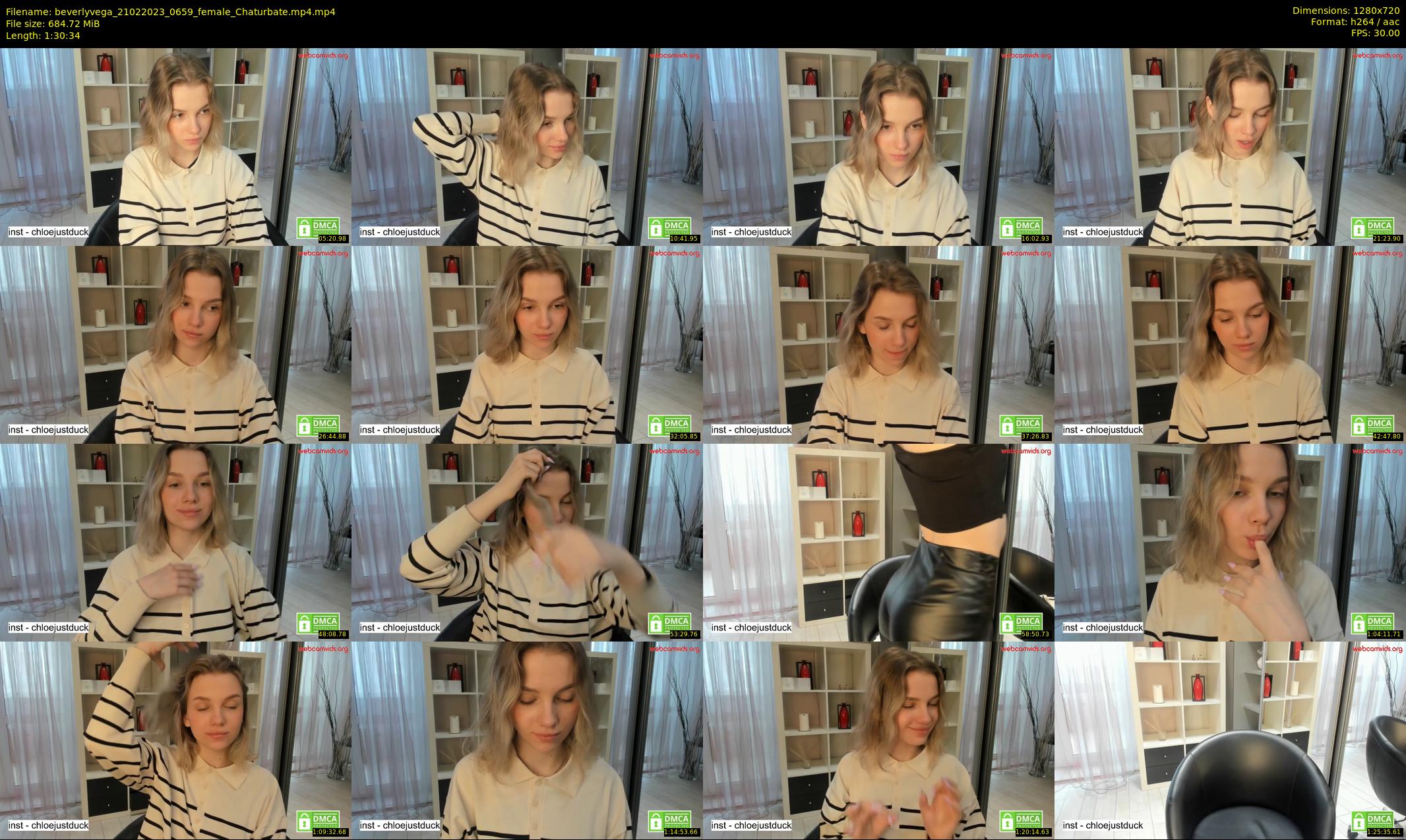 beverlyvega — 91 minute Chaturbate couple cam show recording, 720p, Feb 21, 2023