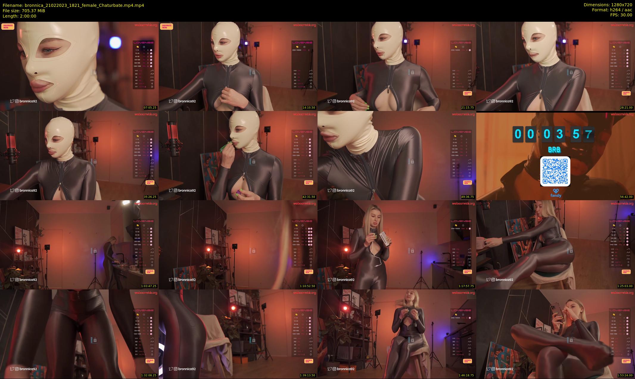 bronnica — 120 minute Chaturbate female cam show recording, 720p, Feb 21, 2023