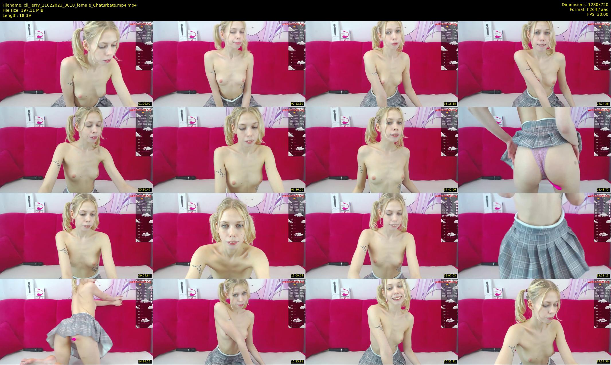 cii_lerry — 19 minute Chaturbate female cam show recording, 720p, Feb 21, 2023