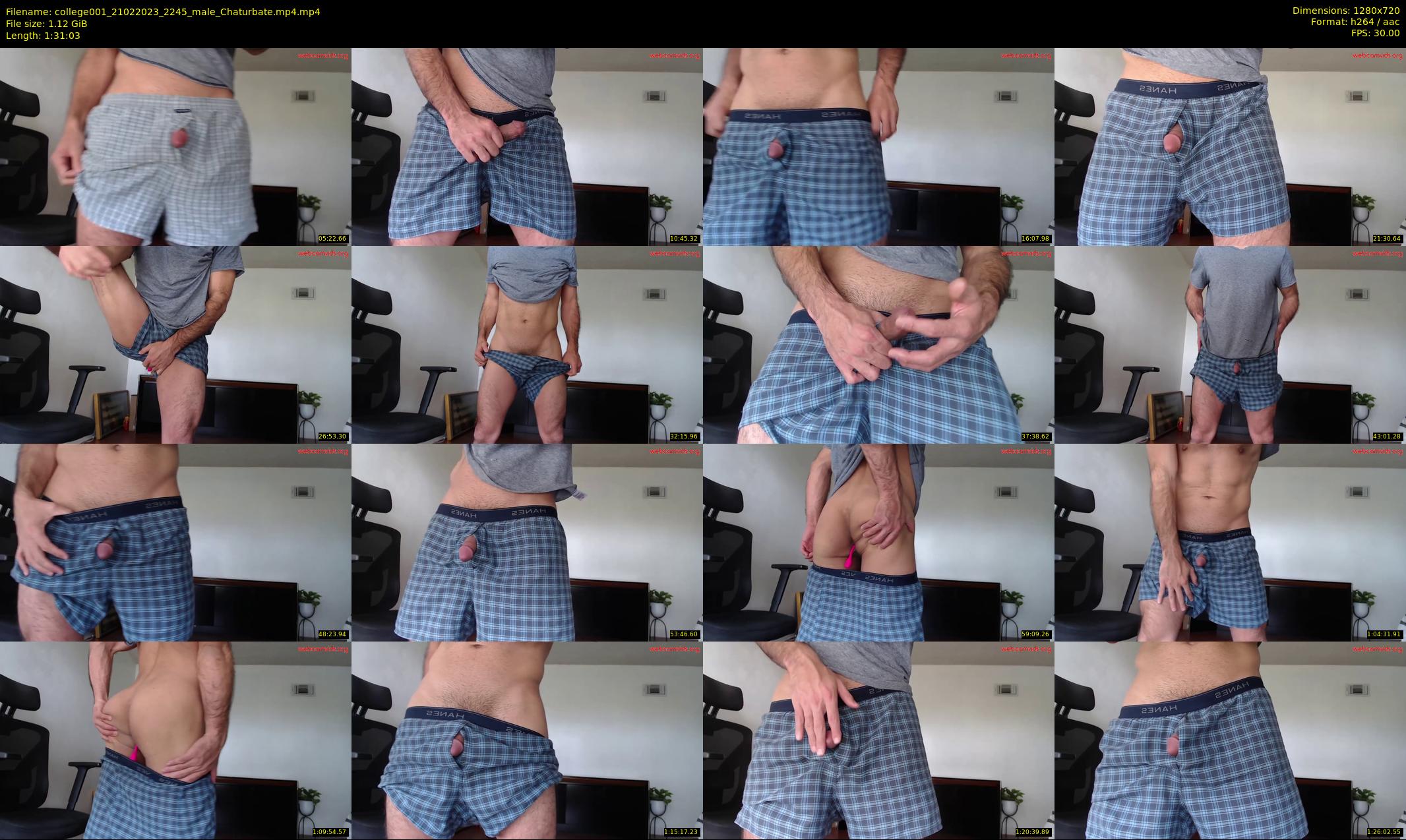 college001 — 92 minute Chaturbate male cam show recording, 720p, Feb 21, 2023