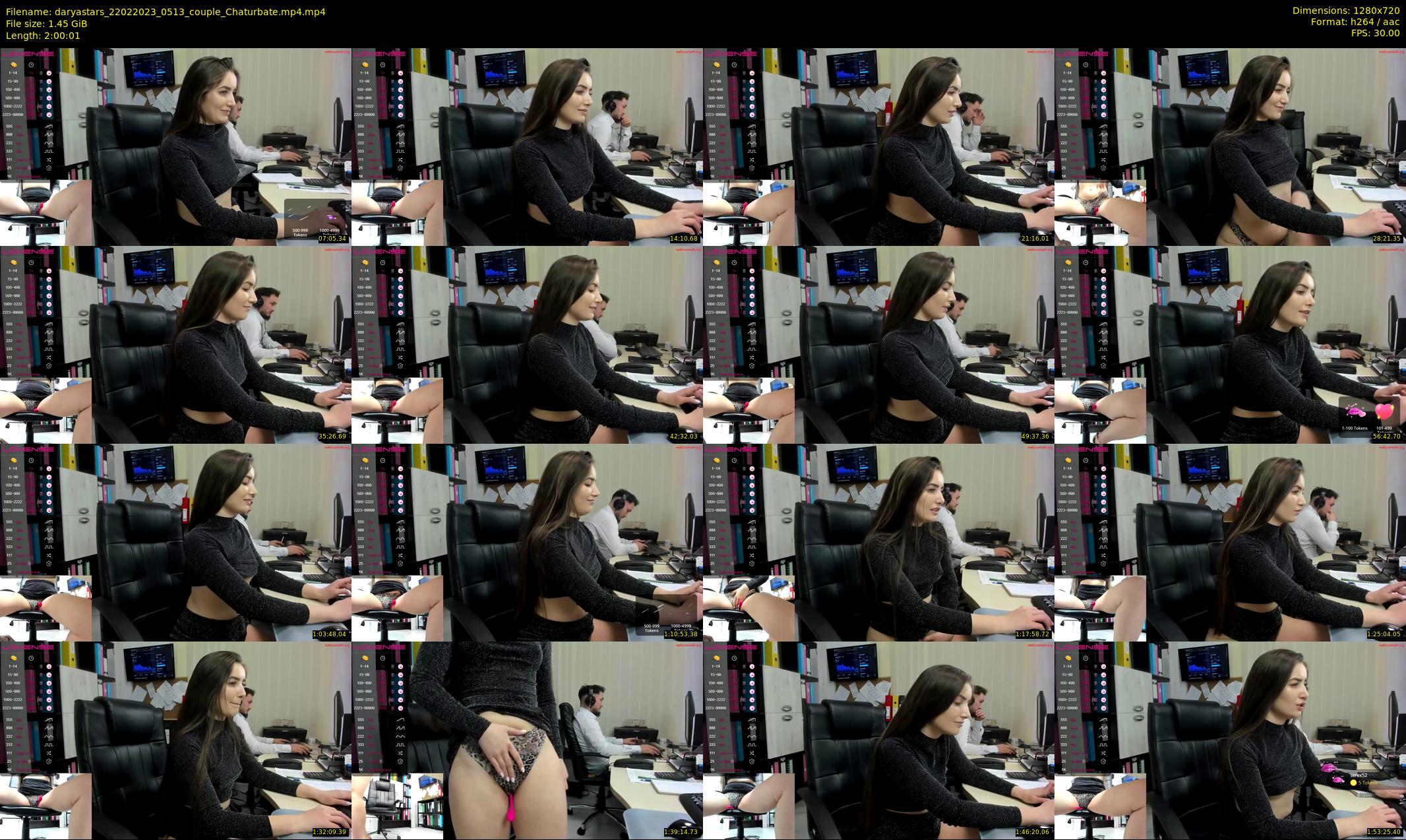 daryastars — 121 minute Chaturbate couple cam show recording, 720p, Feb 22, 2023