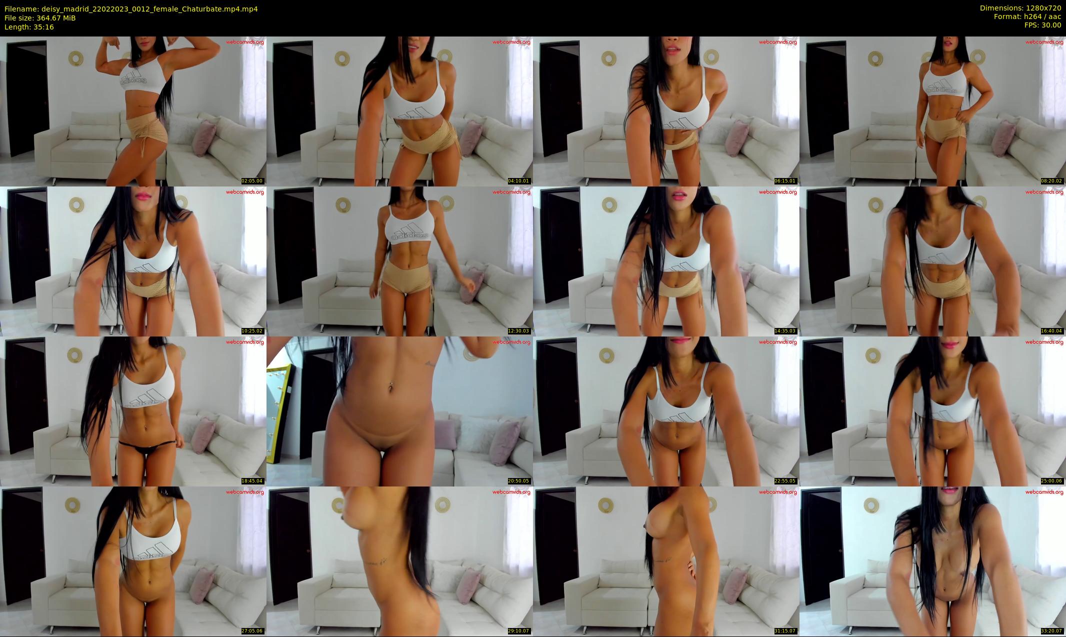 deisy_madrid — 36 minute Chaturbate female cam show recording, 720p, Feb 22, 2023