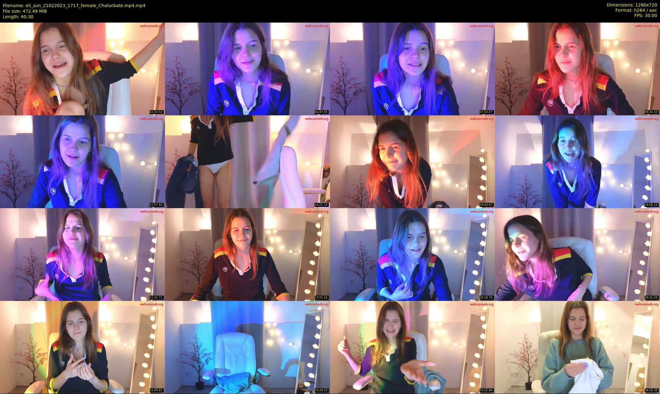 eli_sun — 41 minute Chaturbate female cam show recording, 720p, Feb 21, 2023