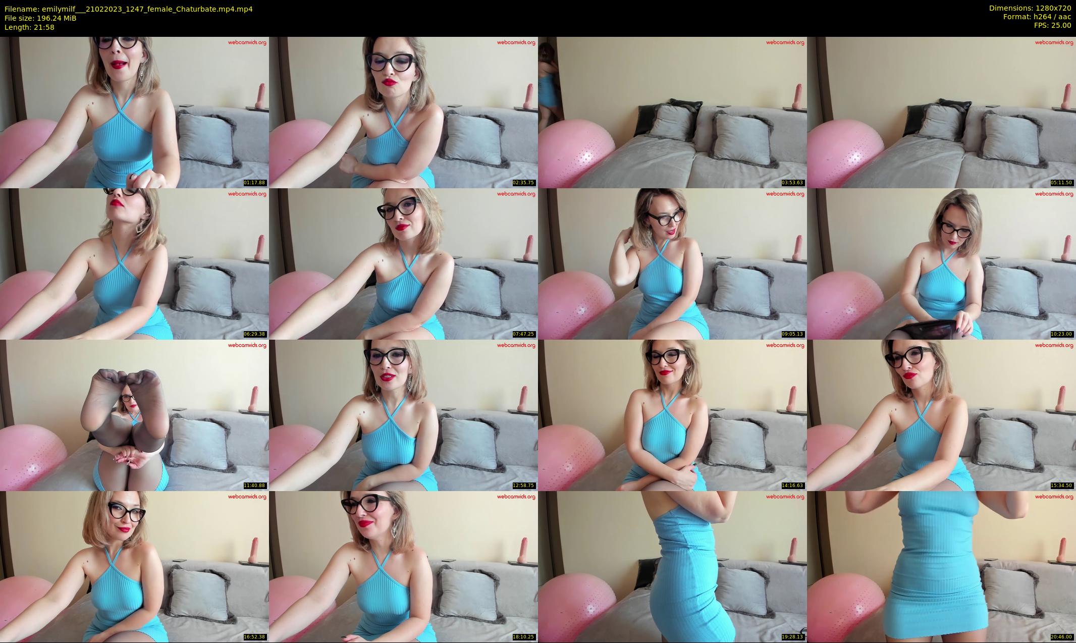 emilymilf__ — 22 minute Chaturbate female cam show recording, 720p, Feb 21, 2023