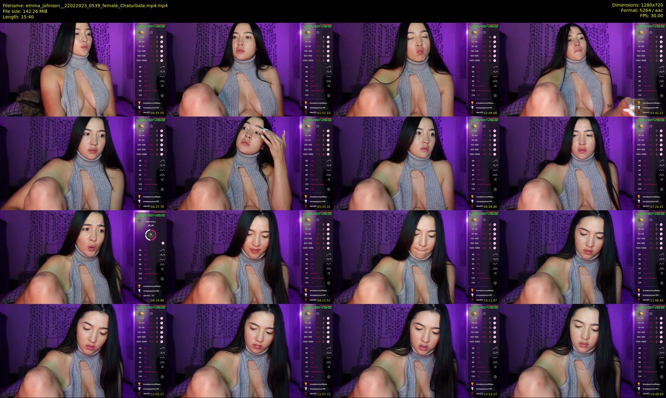 emma_johnson_ — 16 minute Chaturbate female cam show recording, 720p, Feb 22, 2023