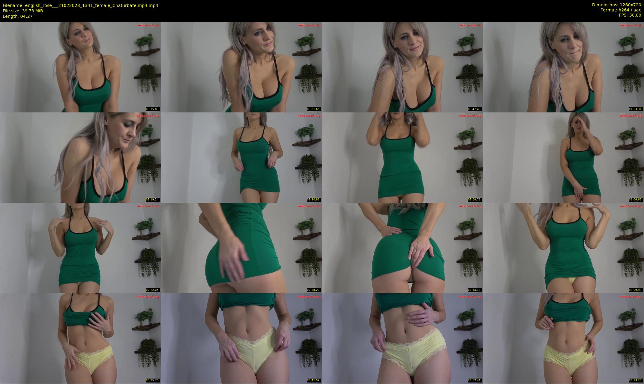 english_rose__ — 5 minute Chaturbate female cam show recording, 720p, Feb 21, 2023