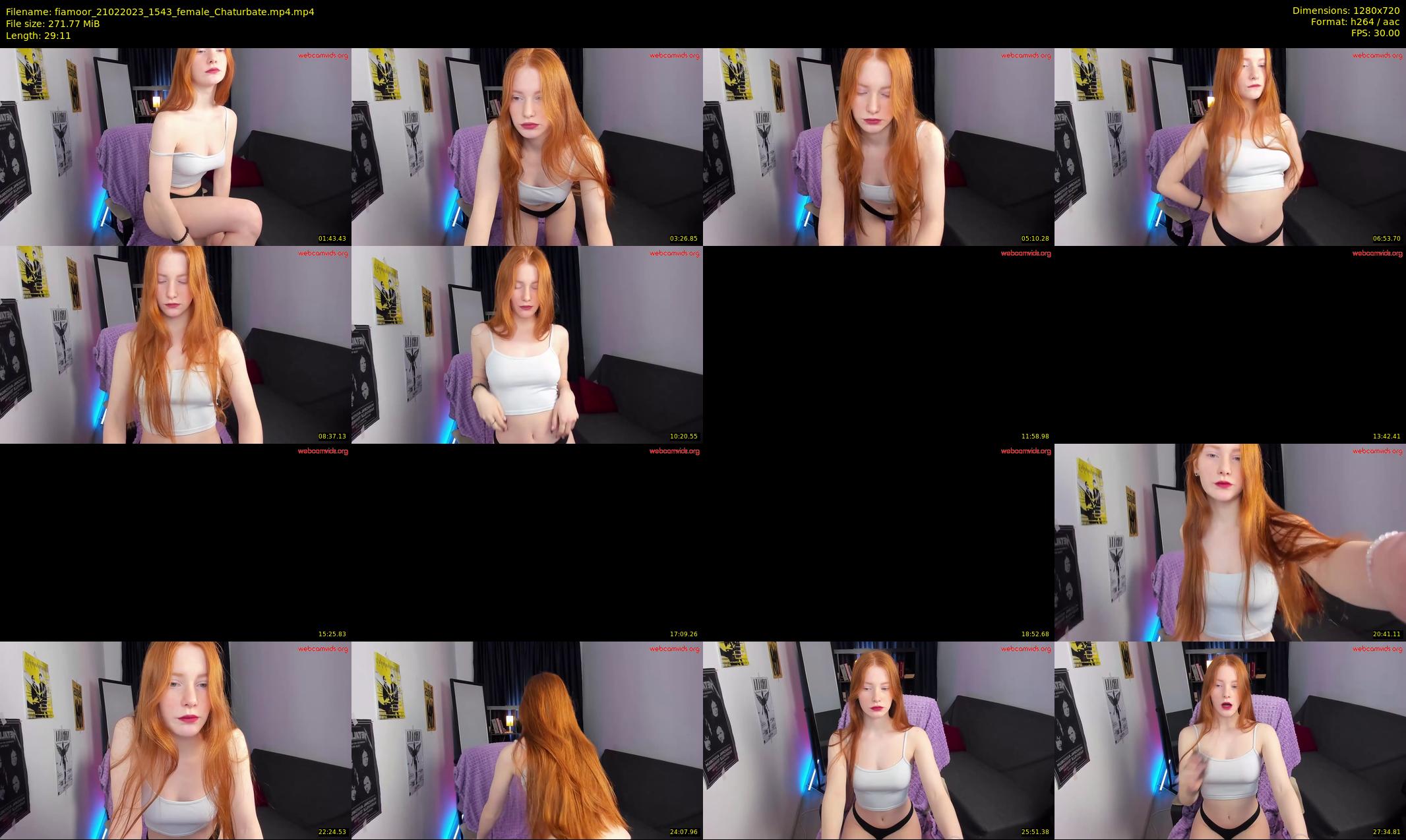 fiamoor — 30 minute Chaturbate female cam show recording, 720p, Feb 21, 2023