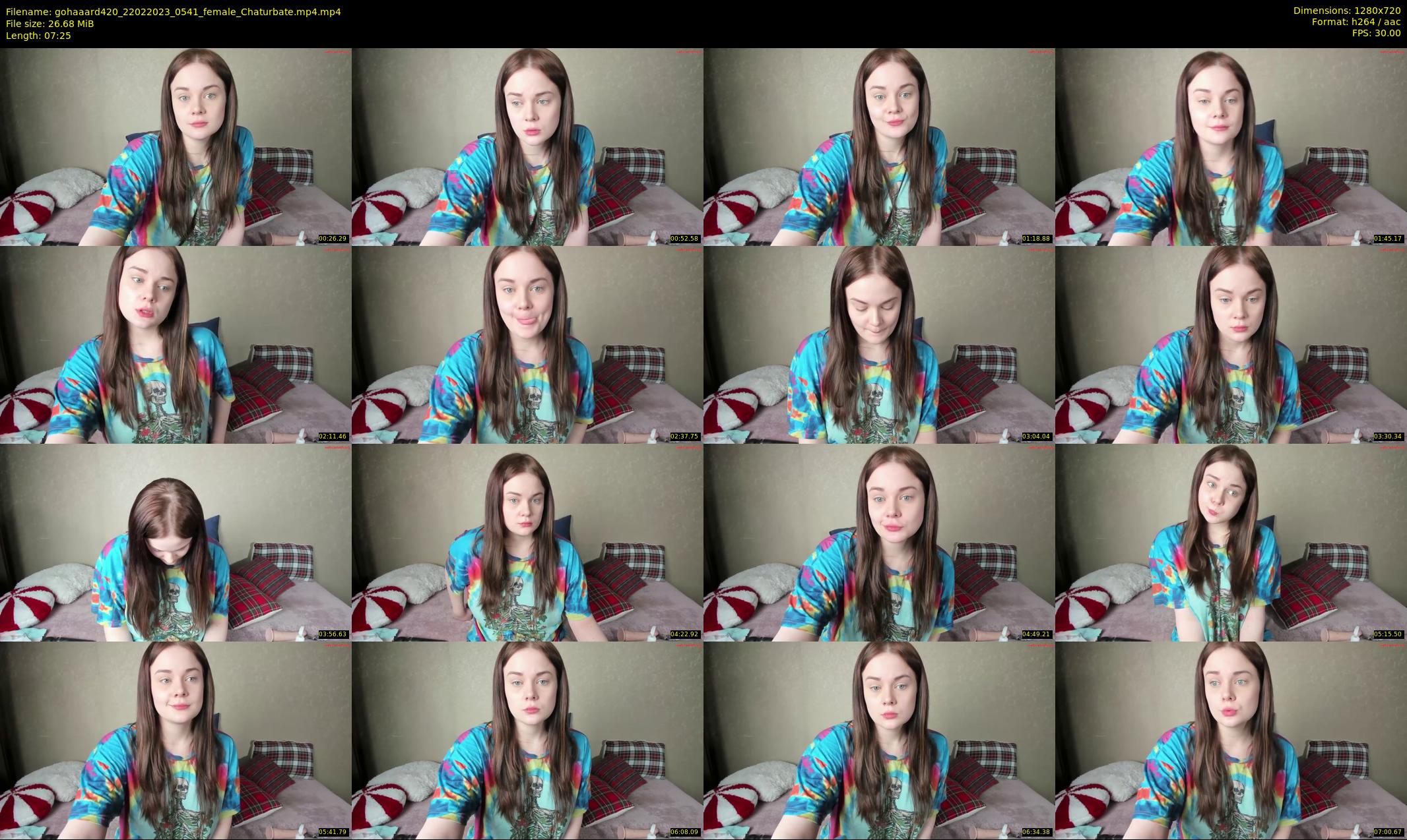 gohaaard420 — 8 minute Chaturbate female cam show recording, 720p, Feb 22, 2023