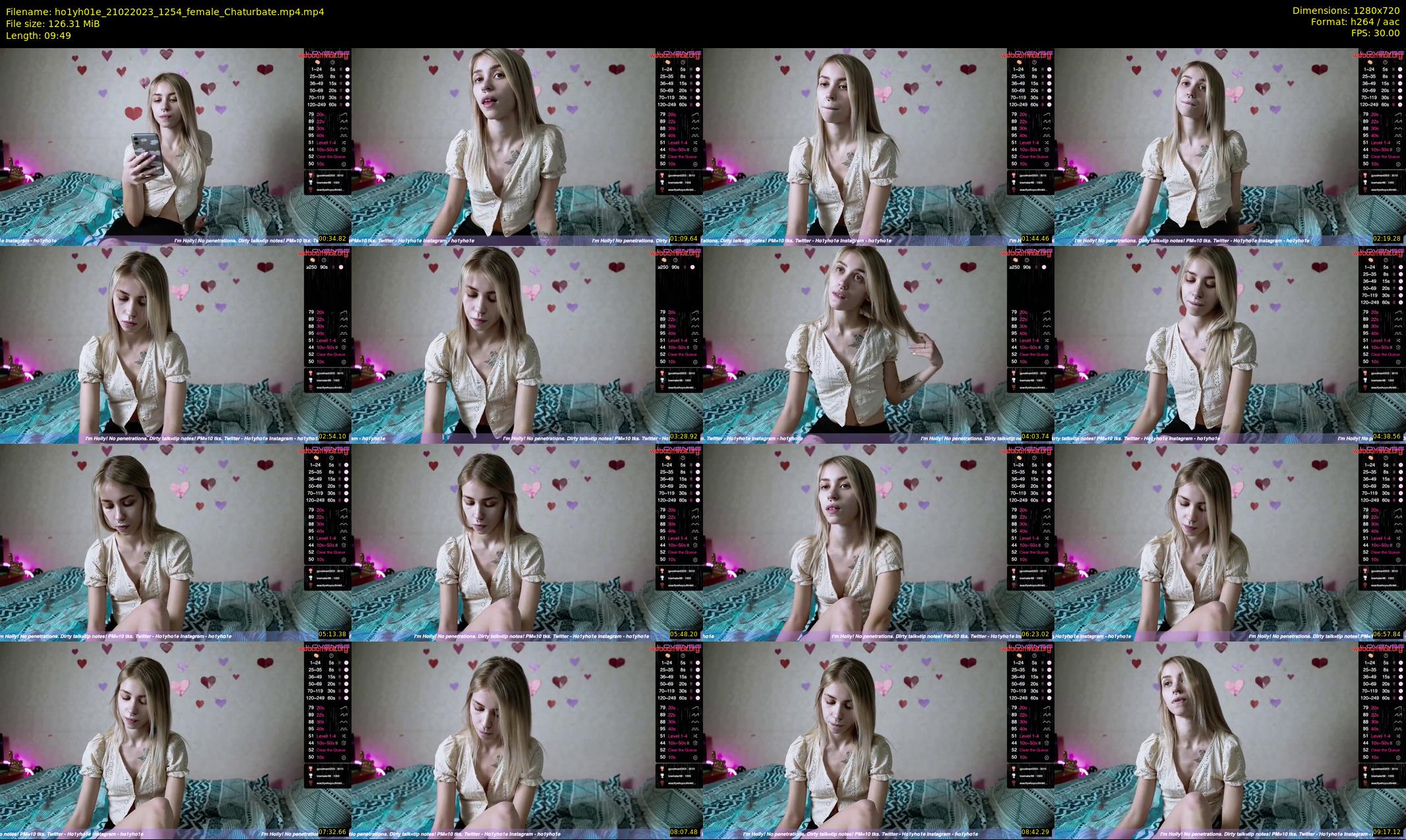 ho1yh01e — 10 minute Chaturbate couple cam show recording, 720p, Feb 21, 2023