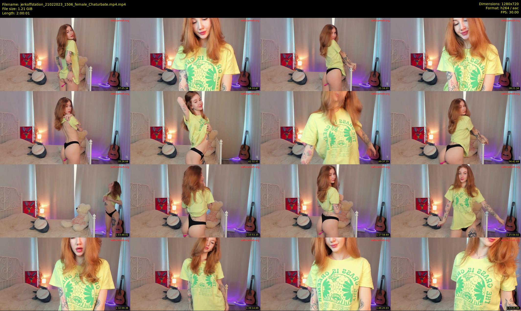jerkoffstation — 121 minute Chaturbate couple cam show recording, 720p, Feb 21, 2023