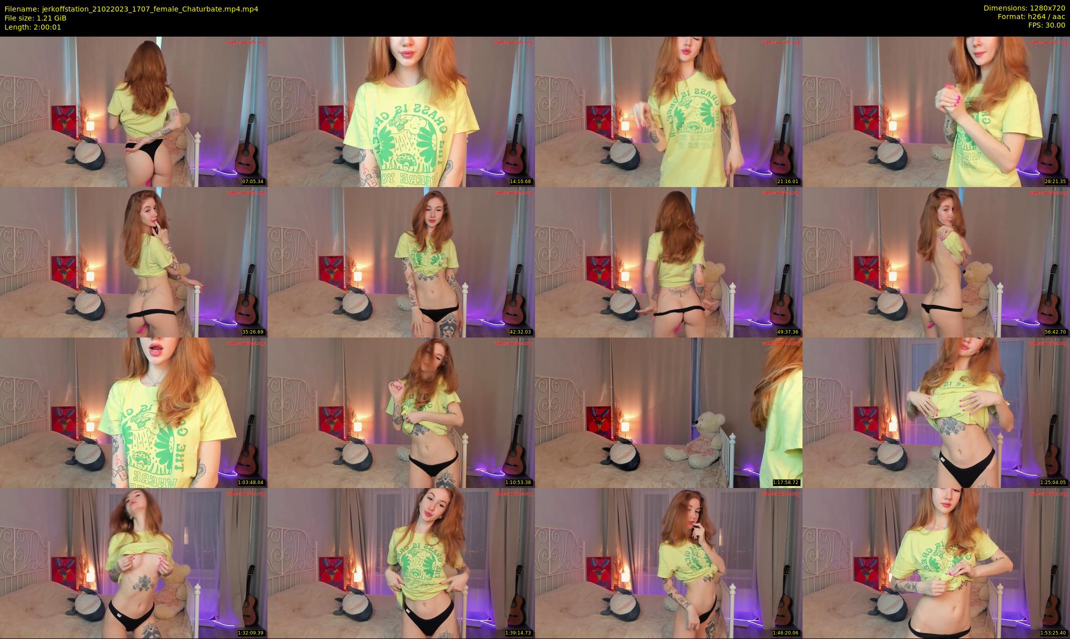jerkoffstation — 121 minute Chaturbate couple cam show recording, 720p, Feb 21, 2023