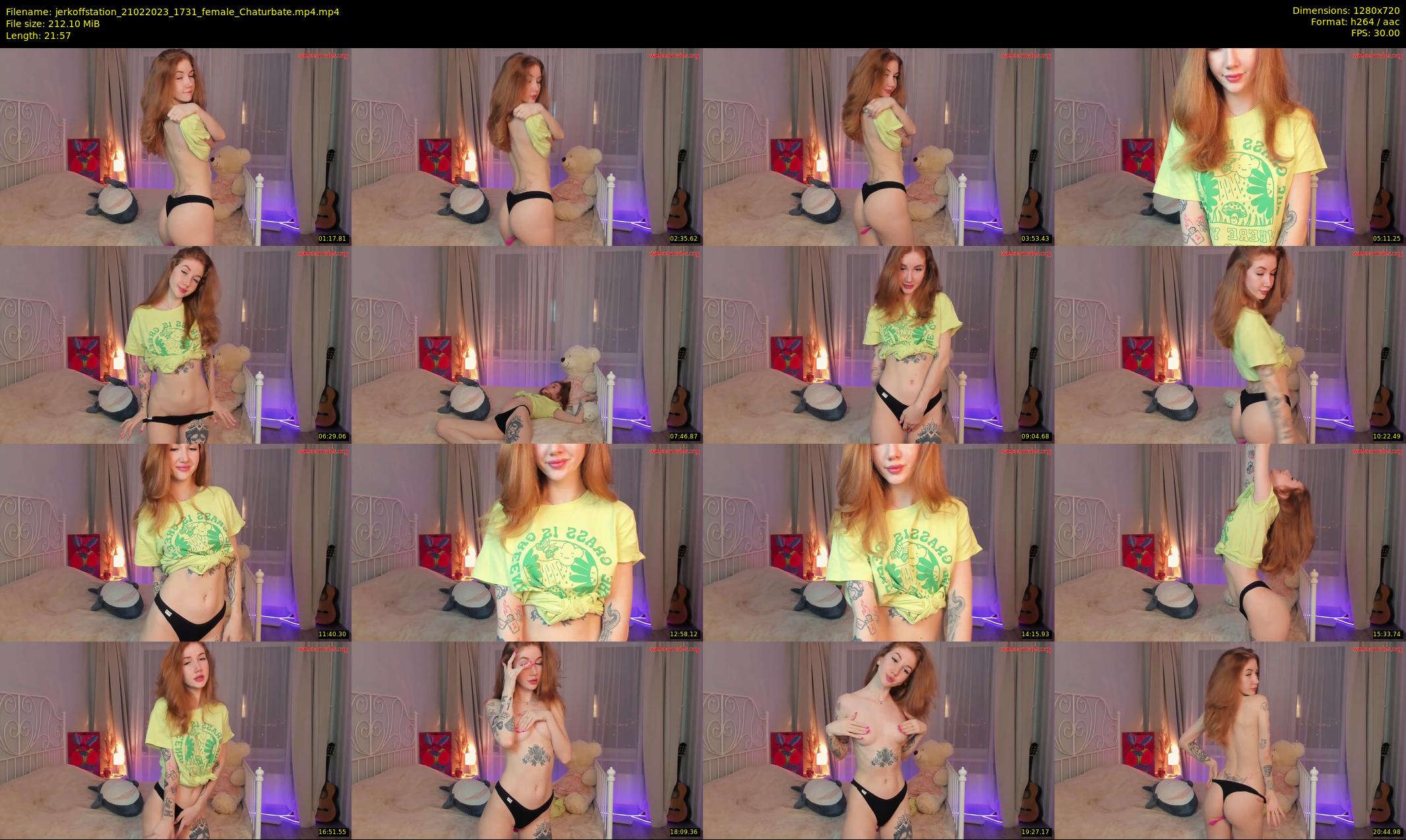 jerkoffstation — 22 minute Chaturbate couple cam show recording, 720p, Feb 21, 2023