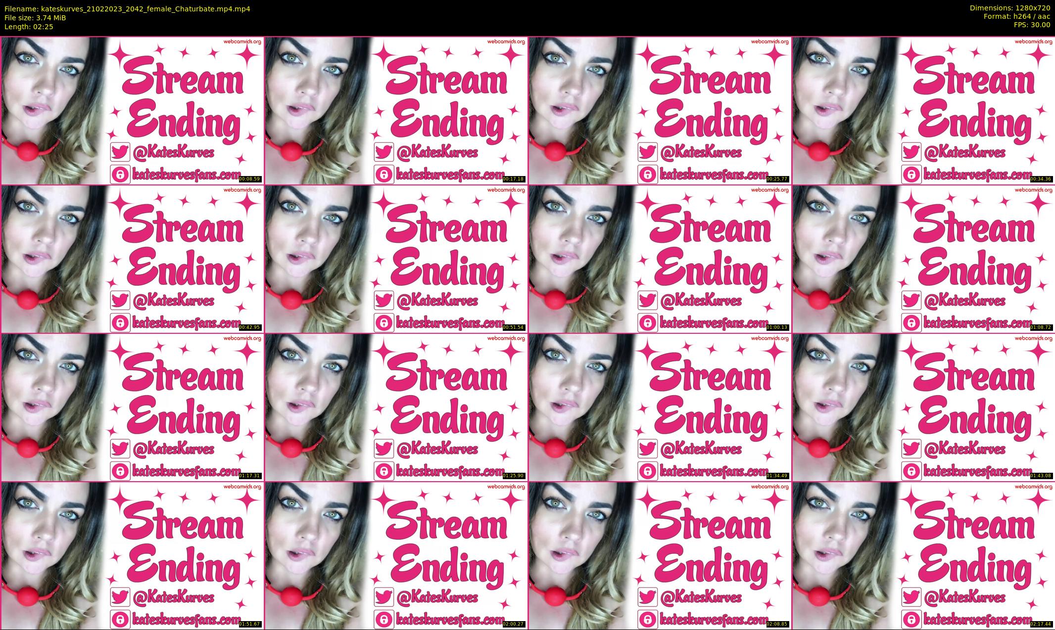 kateskurves — 3 minute Chaturbate female cam show recording, 720p, Feb 21, 2023