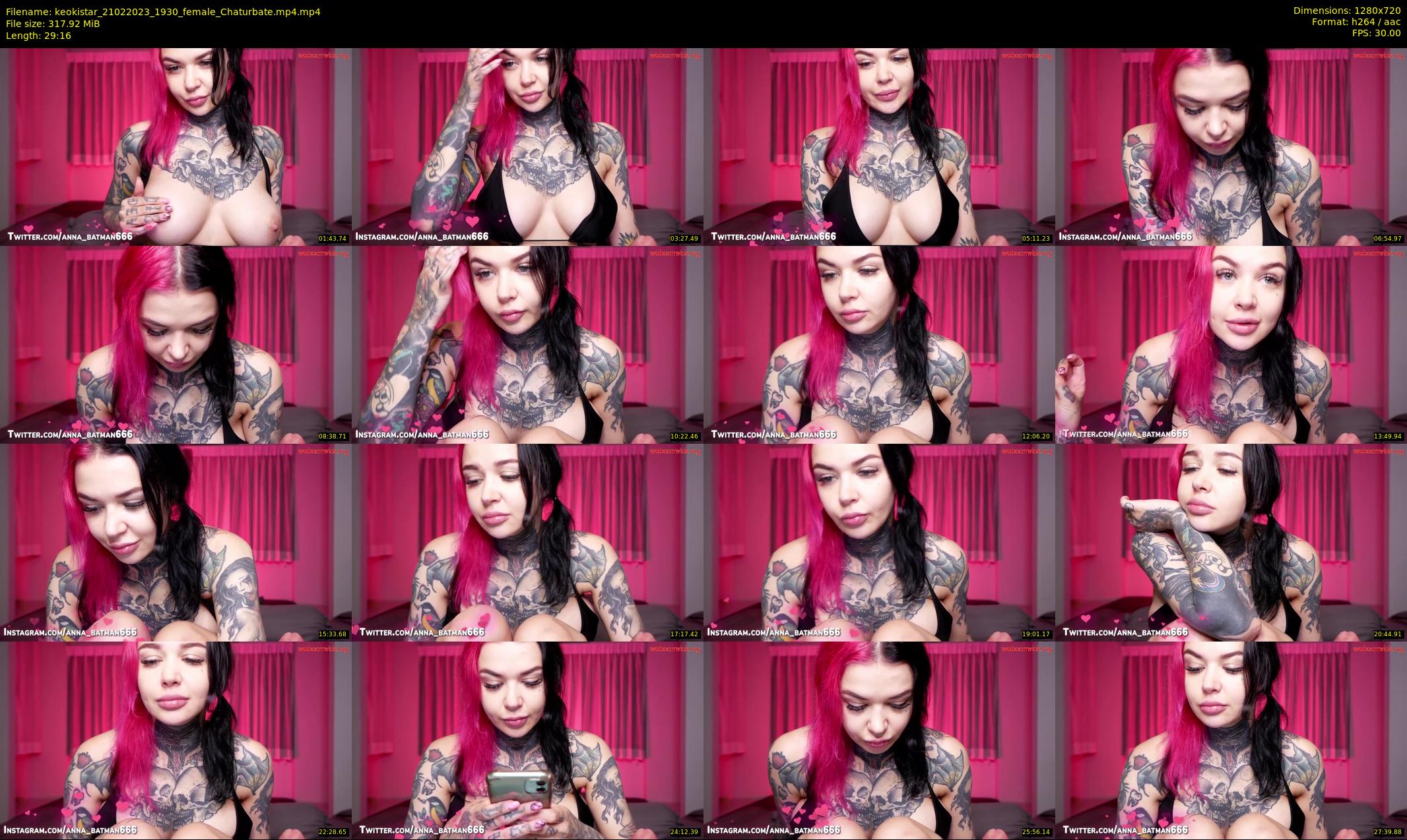 keokistar — 30 minute Chaturbate female cam show recording, 720p, Feb 21, 2023