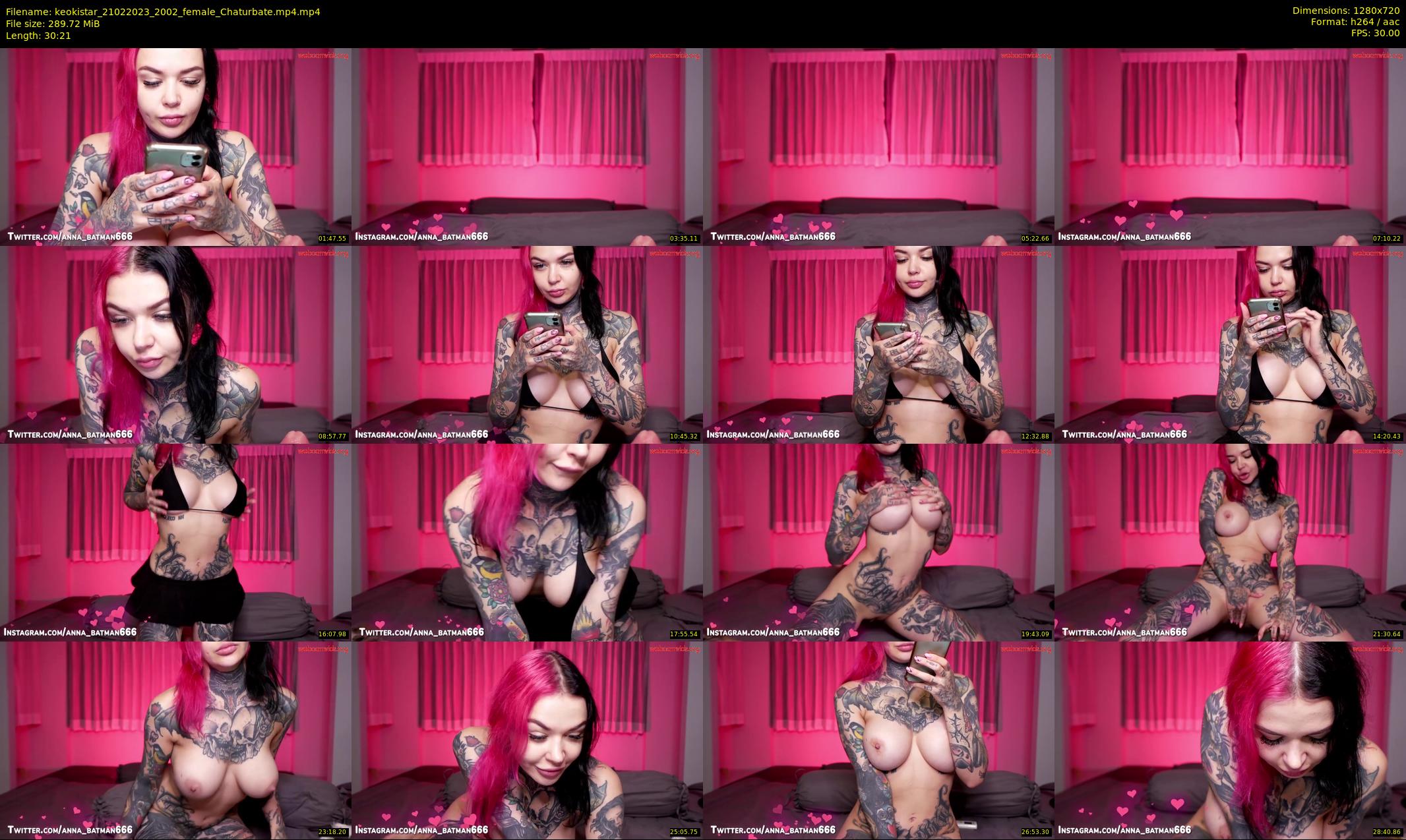 keokistar — 31 minute Chaturbate female cam show recording, 720p, Feb 21, 2023
