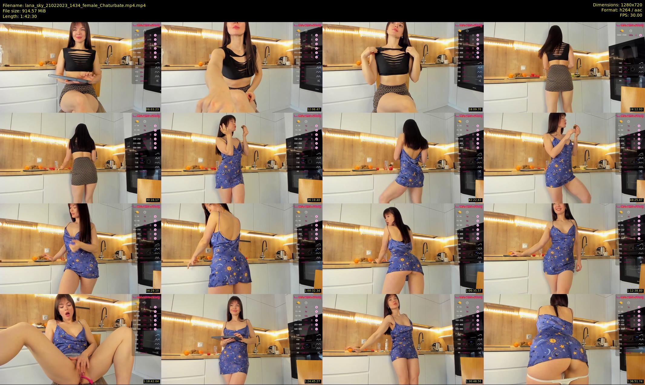 lana_sky — 103 minute Chaturbate female cam show recording, 720p, Feb 21, 2023