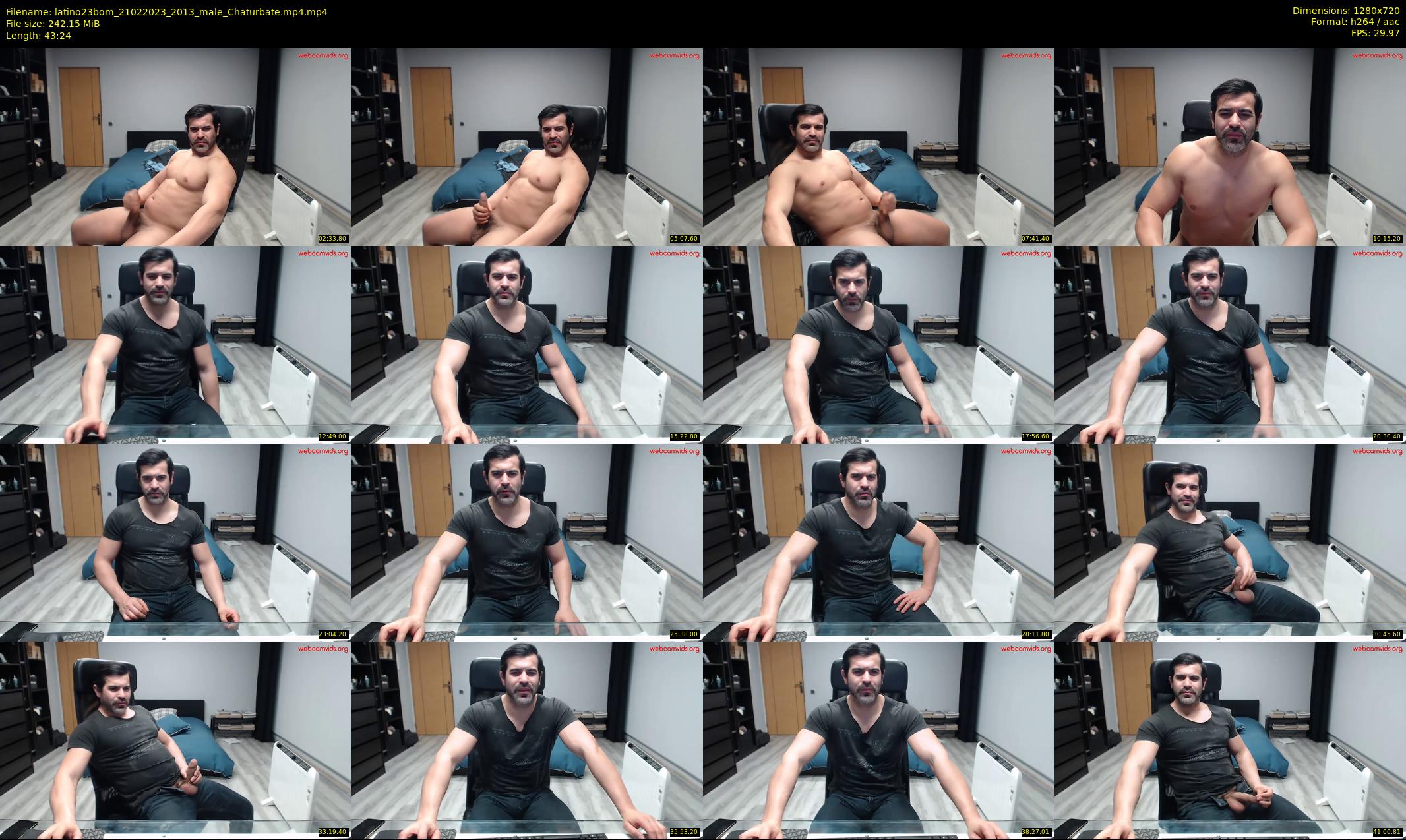 latino23bom — 44 minute Chaturbate male cam show recording, 720p, Feb 21, 2023