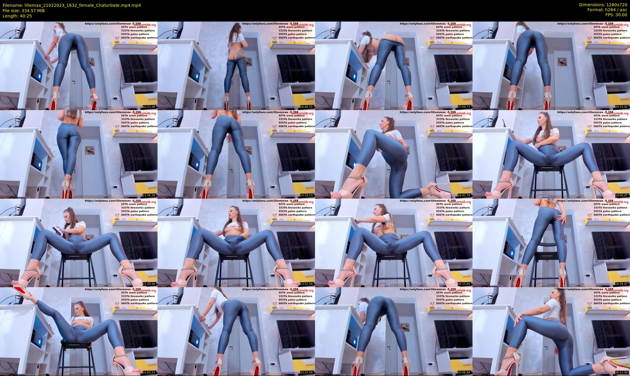 lillemax — 41 minute Chaturbate female cam show recording, 720p, Feb 21, 2023
