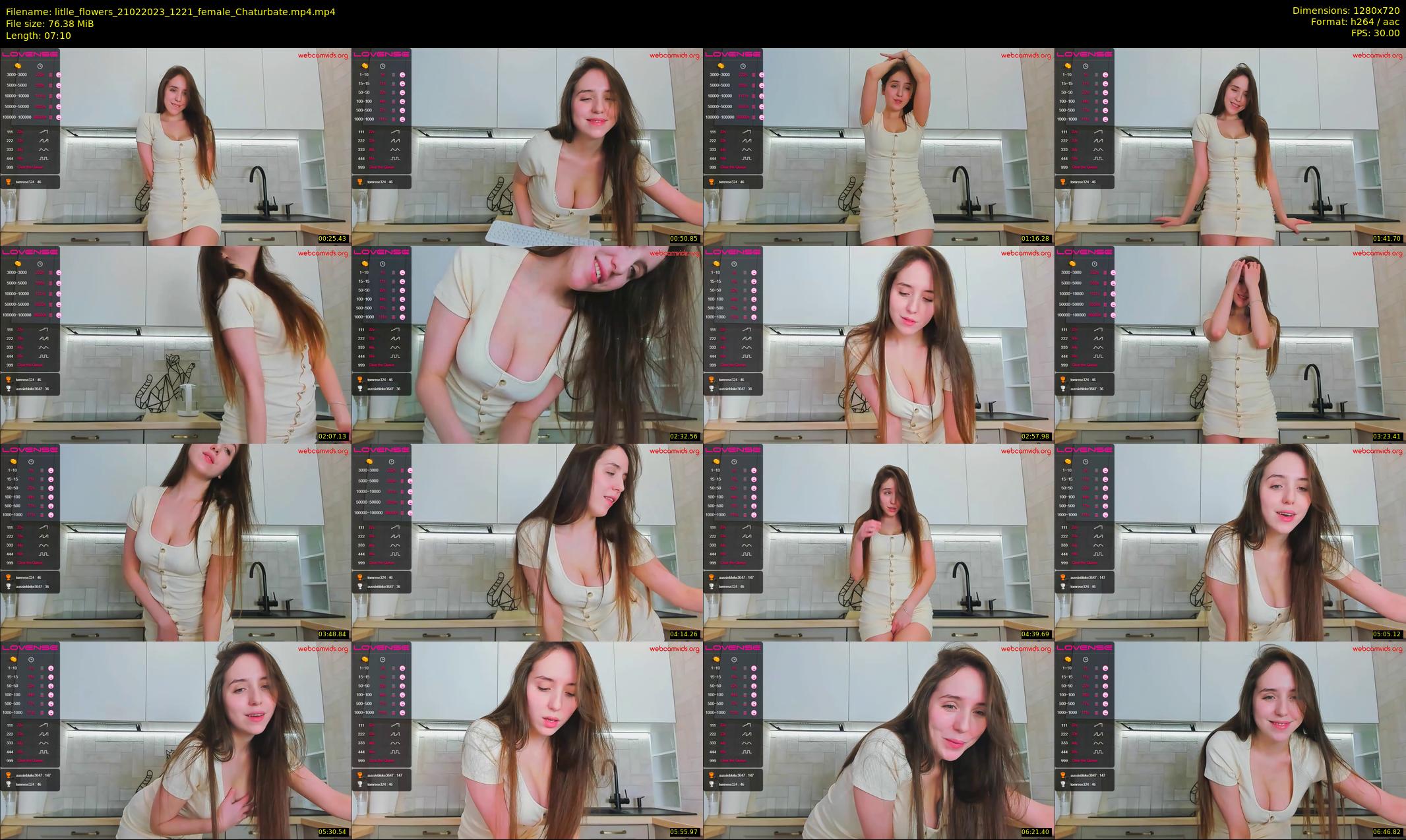 litlle_flowers — 8 minute Chaturbate female cam show recording, 720p, Feb 21, 2023