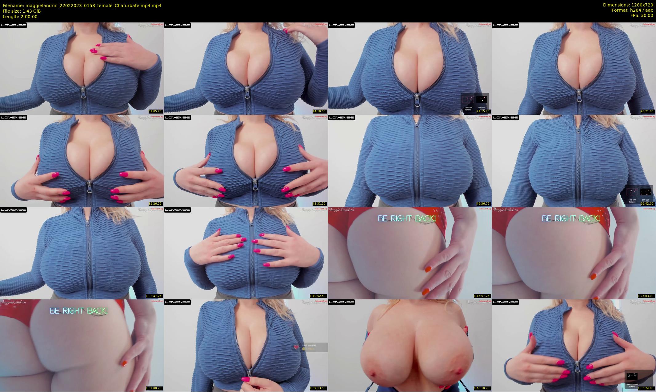 maggielandrin — 120 minute Chaturbate female cam show recording, 720p, Feb 22, 2023