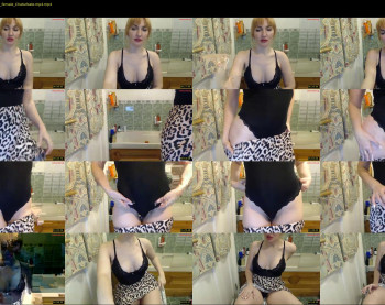 mallinia — 3 minute Chaturbate female cam show recording, 480p, Feb 22, 2023