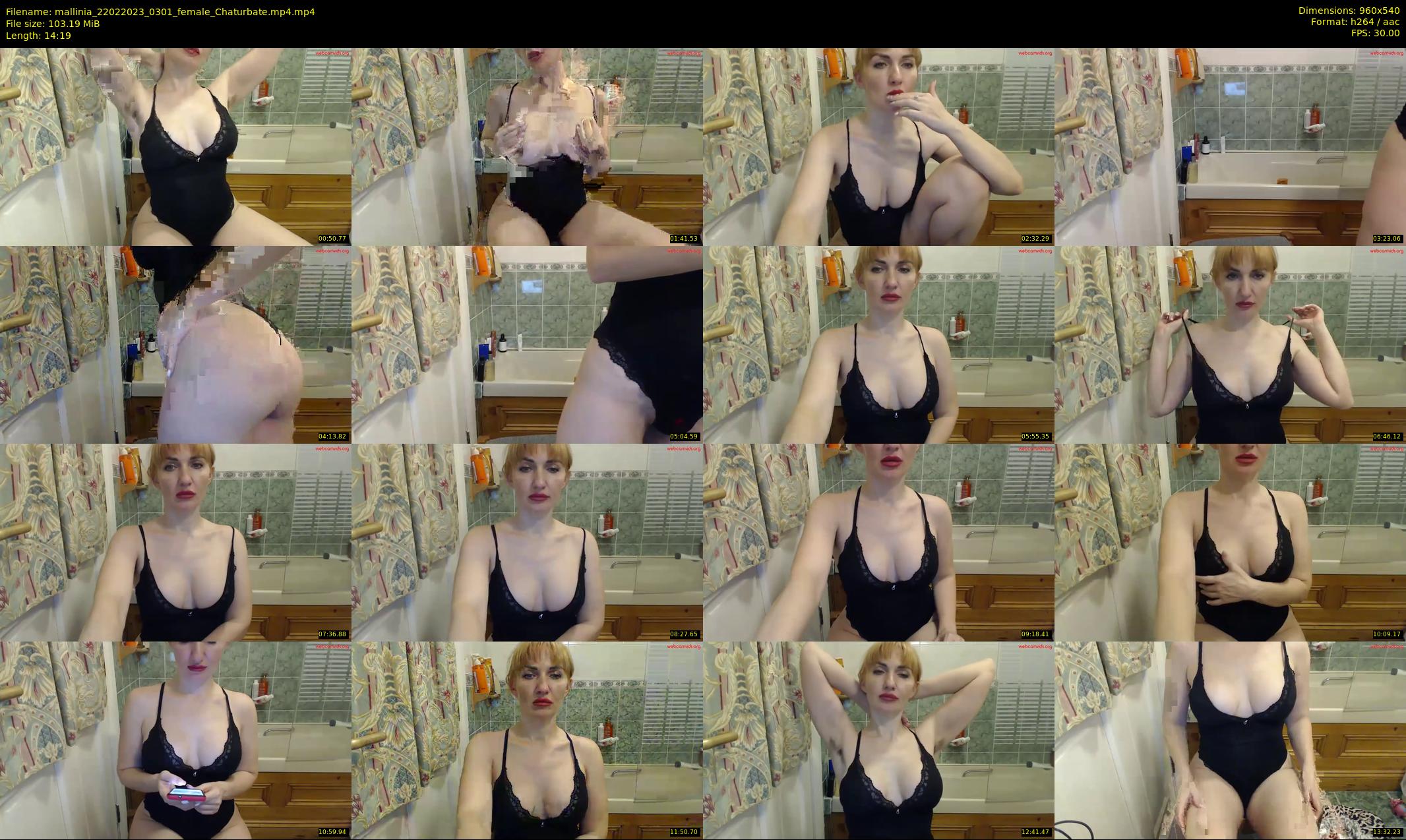 mallinia — 15 minute Chaturbate female cam show recording, 480p, Feb 22, 2023