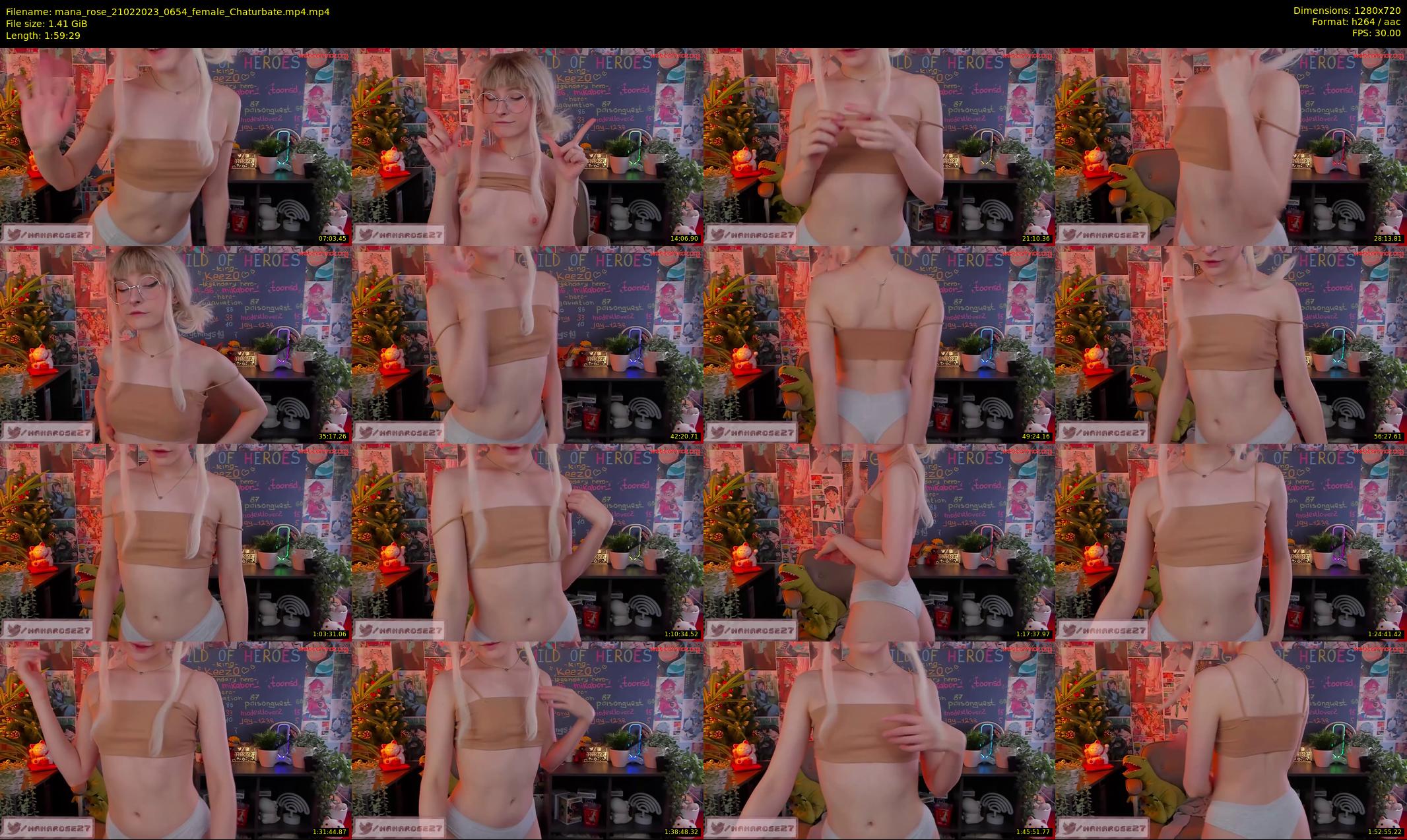 mana_rose — 120 minute Chaturbate female cam show recording, 720p, Feb 21, 2023