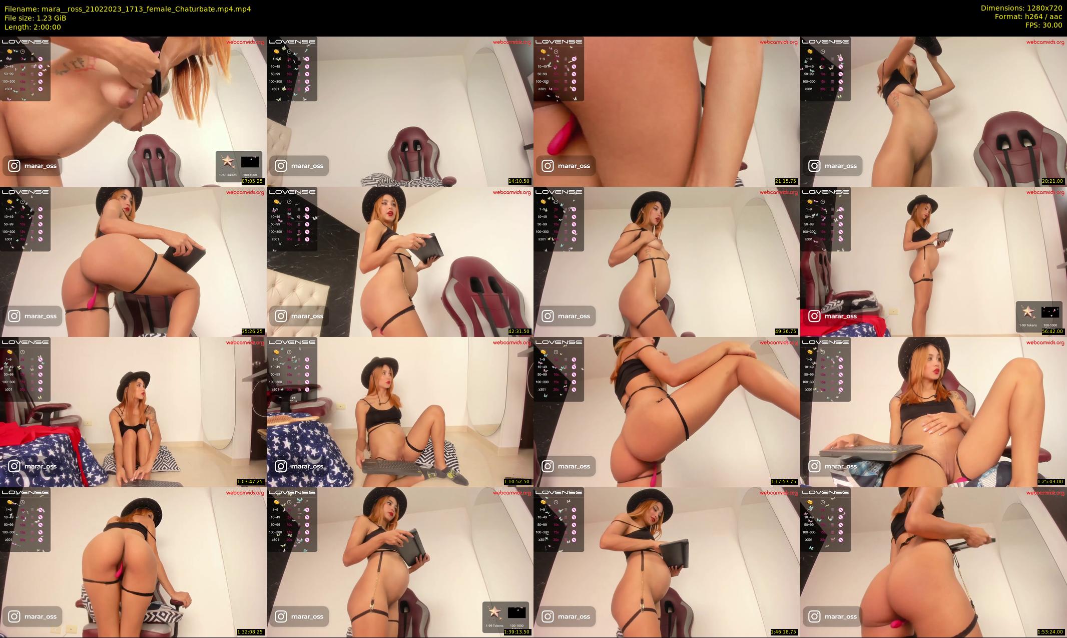 mara__ross — 120 minute Chaturbate female cam show recording, 720p, Feb 21, 2023