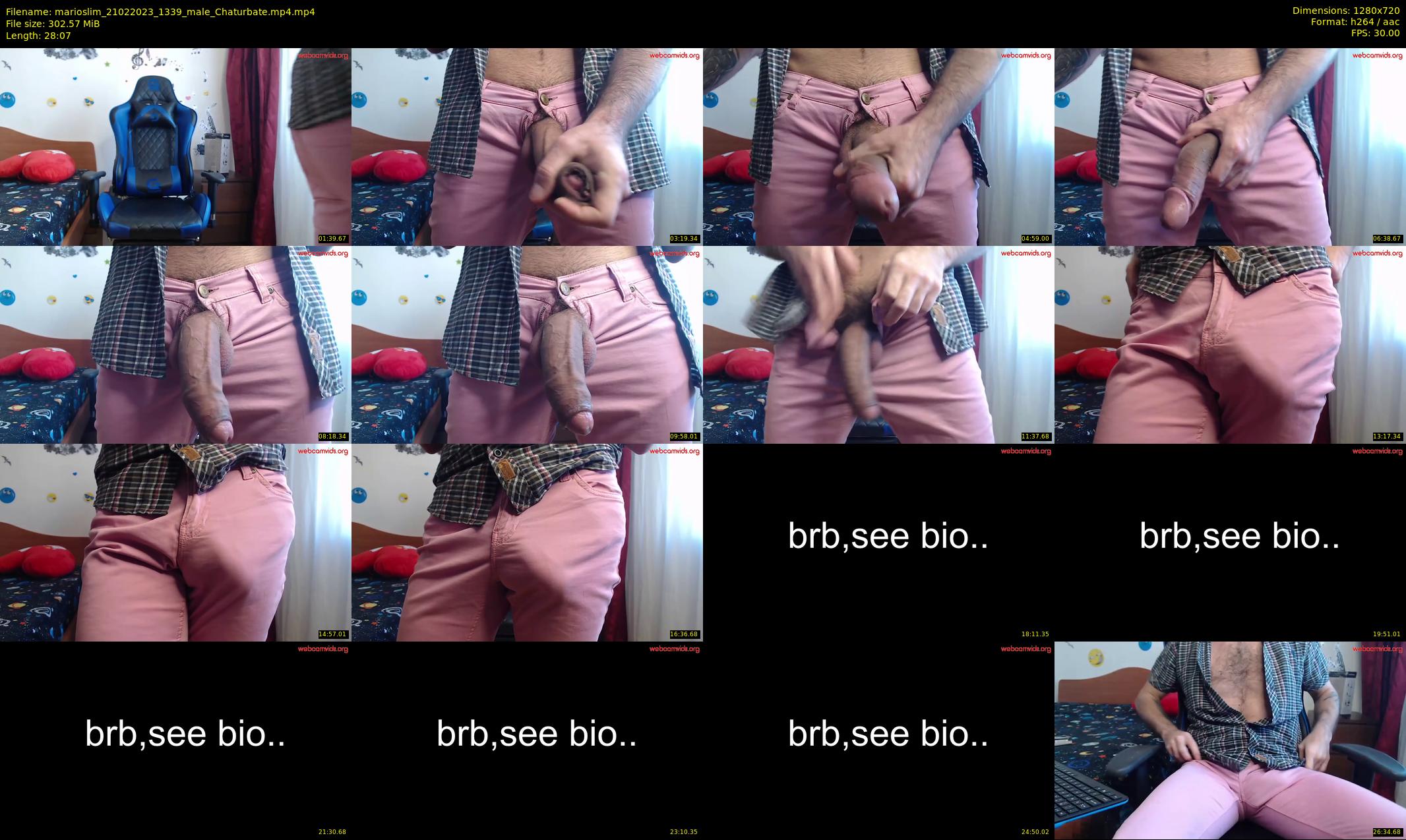 marioslim — 29 minute Chaturbate male cam show recording, 720p, Feb 21, 2023