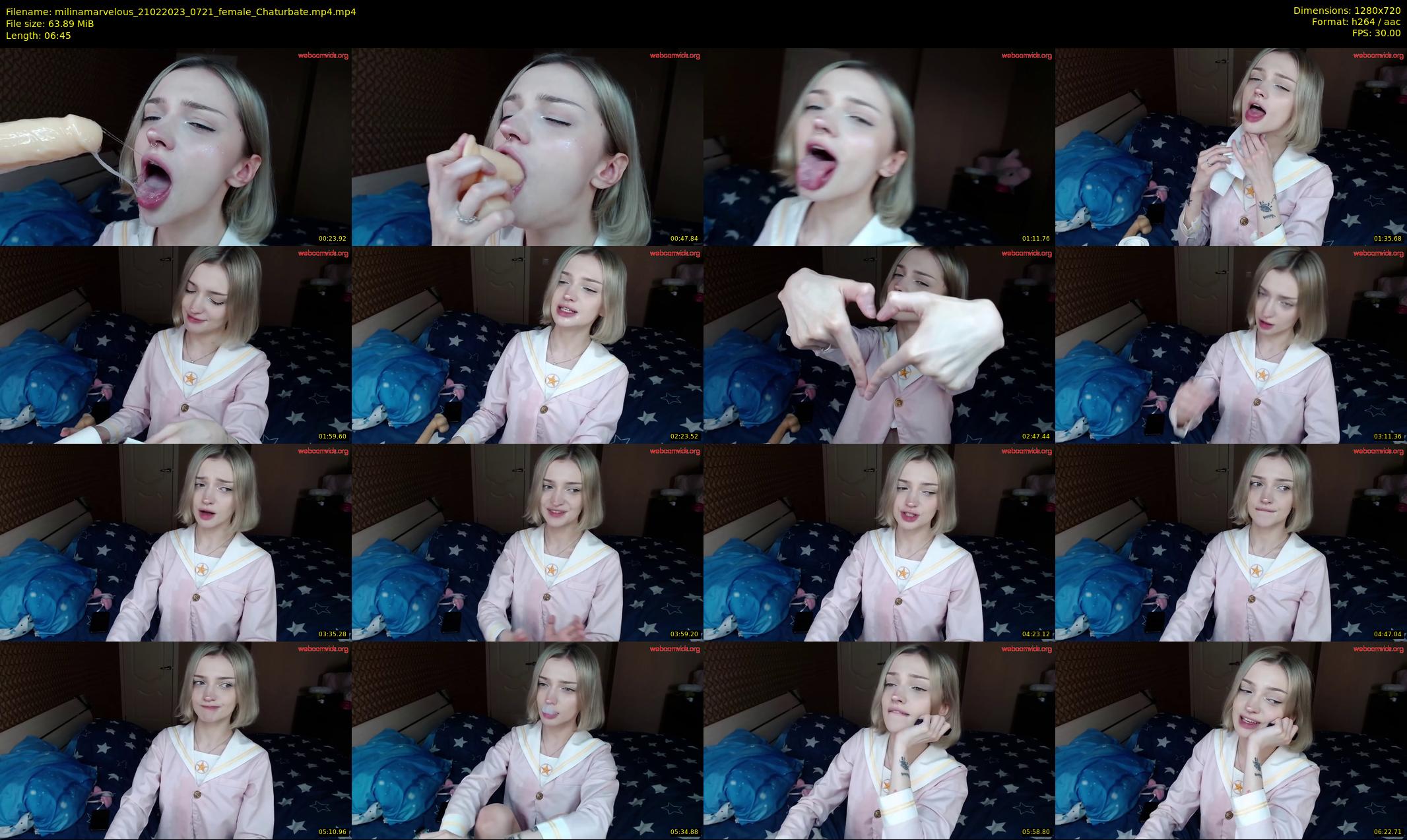 milinamarvelous — 7 minute Chaturbate female cam show recording, 720p, Feb 21, 2023