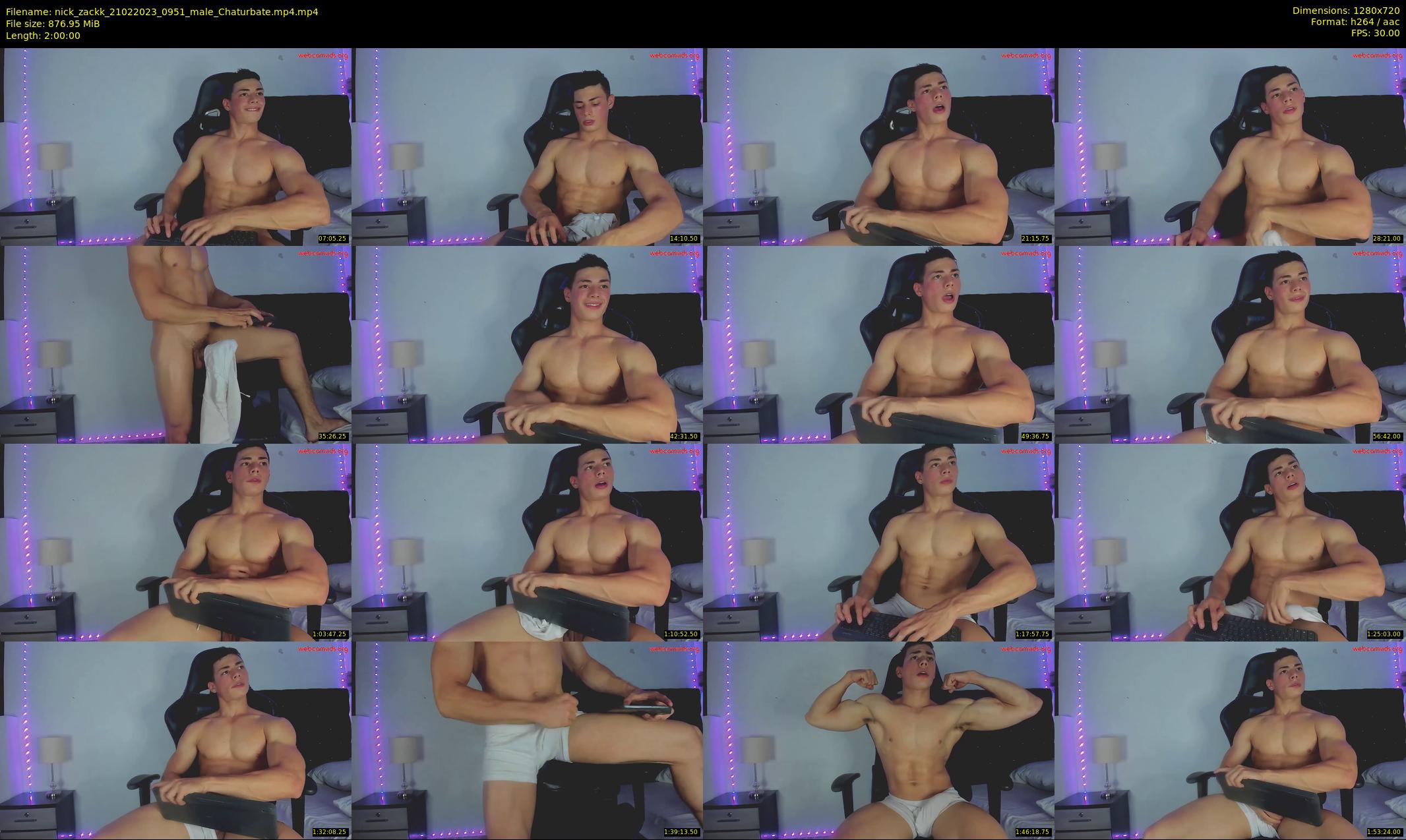 nick_zackk — 120 minute Chaturbate male cam show recording, 720p, Feb 21, 2023