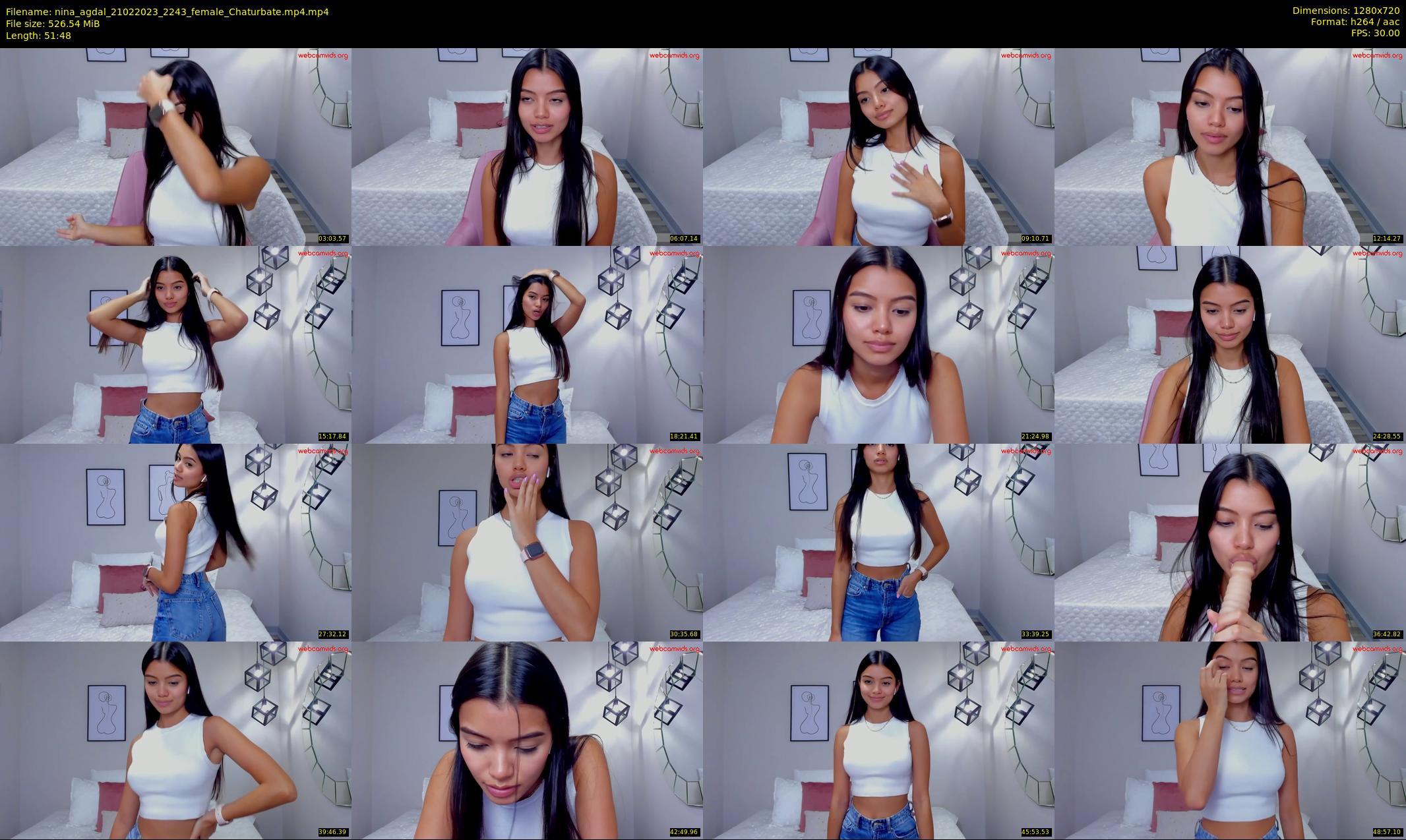nina_agdal — 52 minute Chaturbate female cam show recording, 720p, Feb 21, 2023