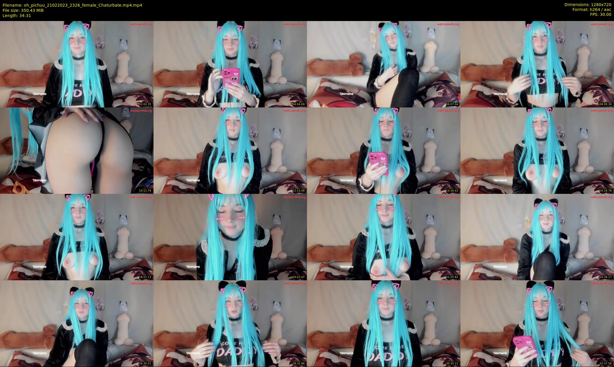 oh_pichuu — 35 minute Chaturbate female cam show recording, 720p, Feb 21, 2023