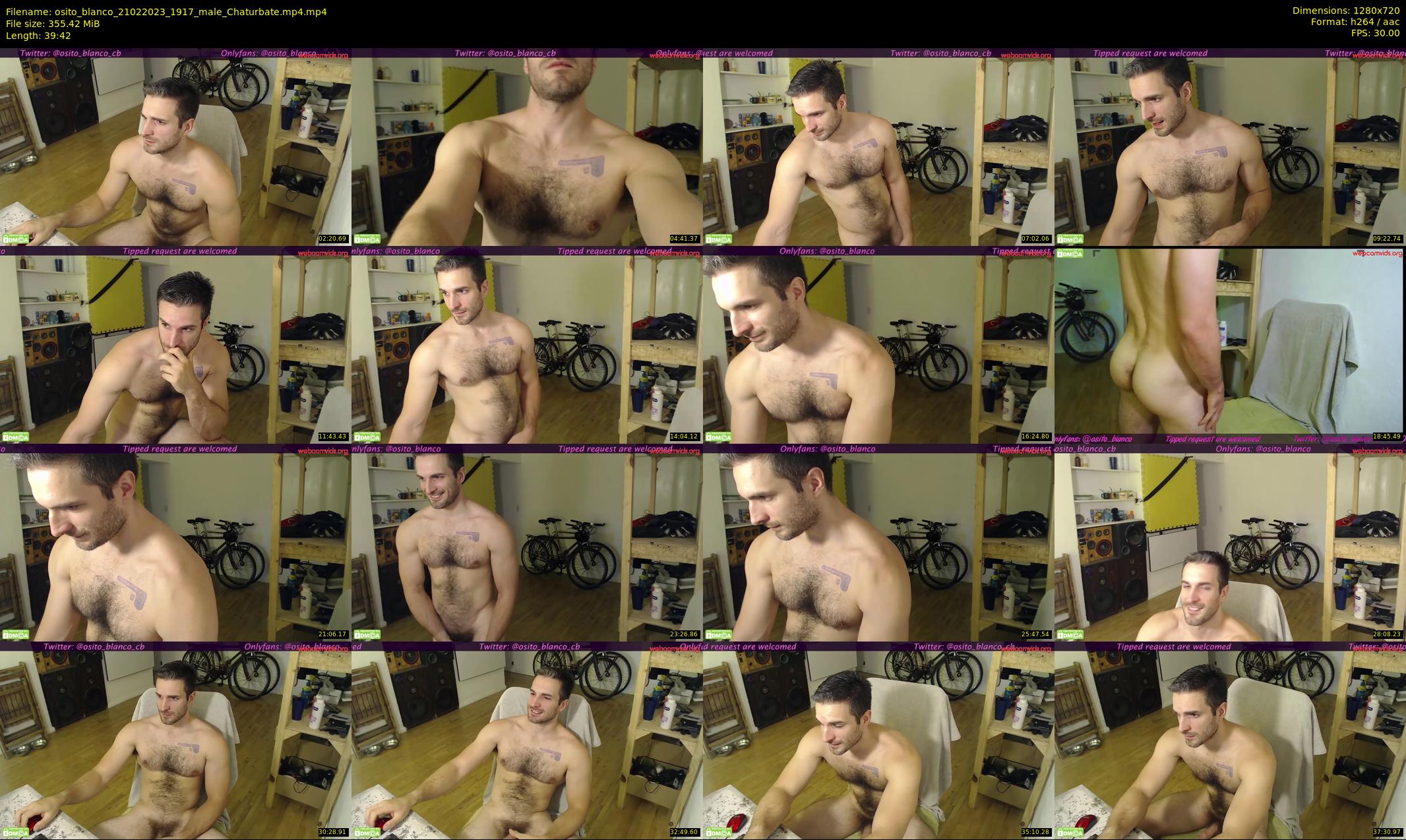 osito_blanco — 40 minute Chaturbate male cam show recording, 720p, Feb 21, 2023
