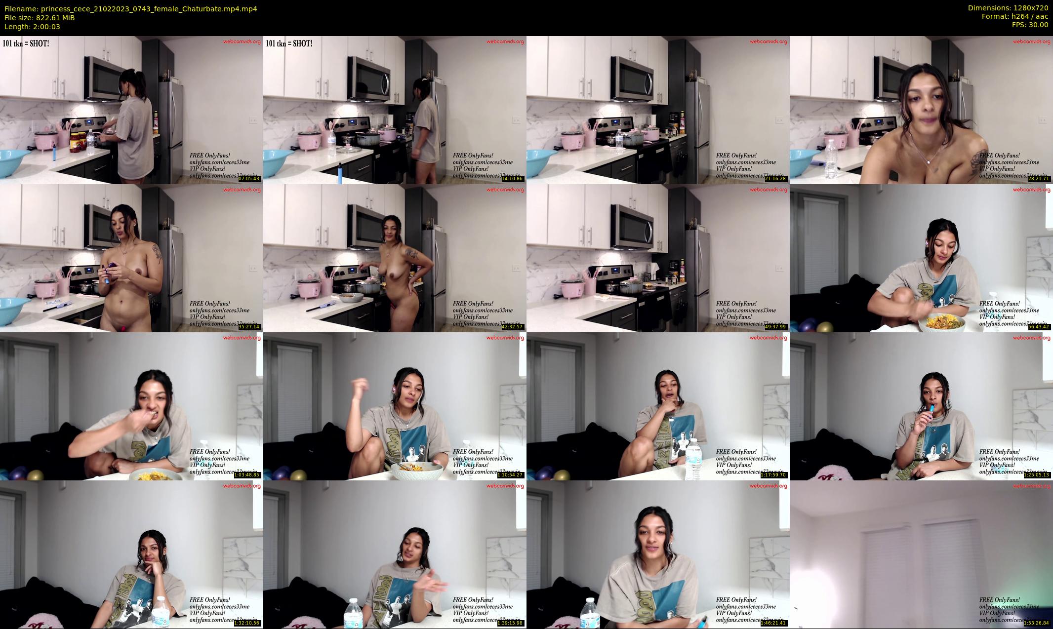 princess_cece — 121 minute Chaturbate female cam show recording, 720p, Feb 21, 2023