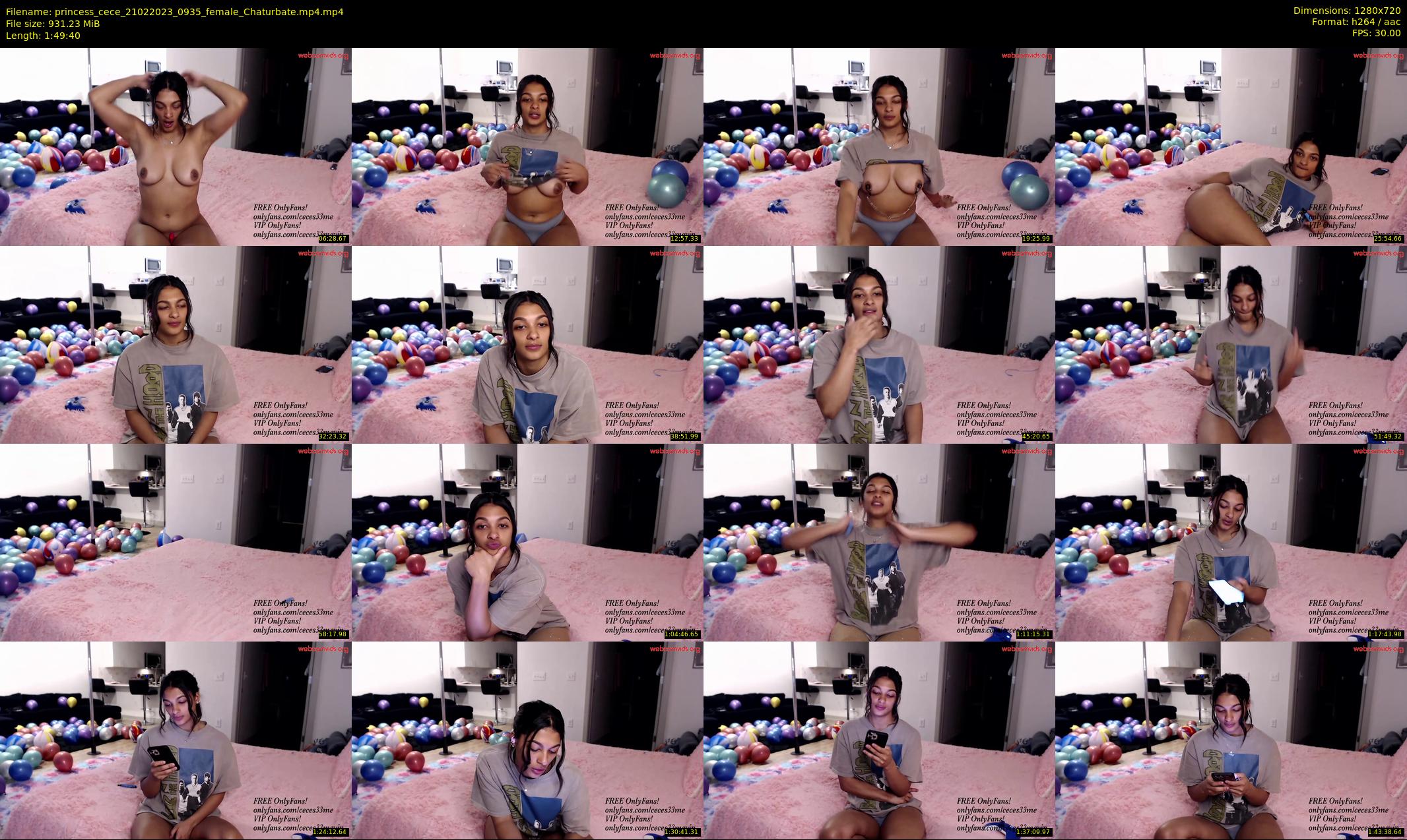 princess_cece — 110 minute Chaturbate female cam show recording, 720p, Feb 21, 2023