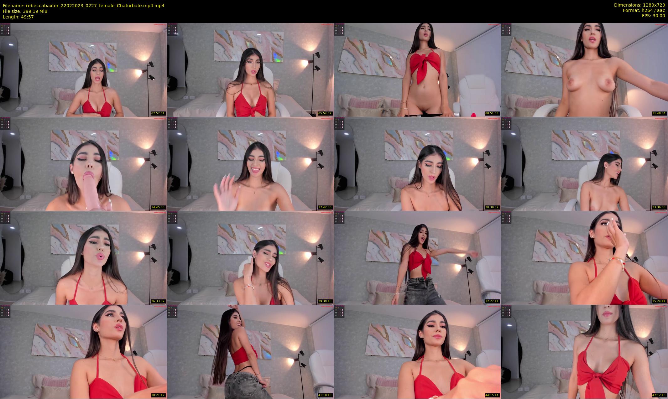 rebeccabaxter — 50 minute Chaturbate female cam show recording, 720p, Feb 22, 2023