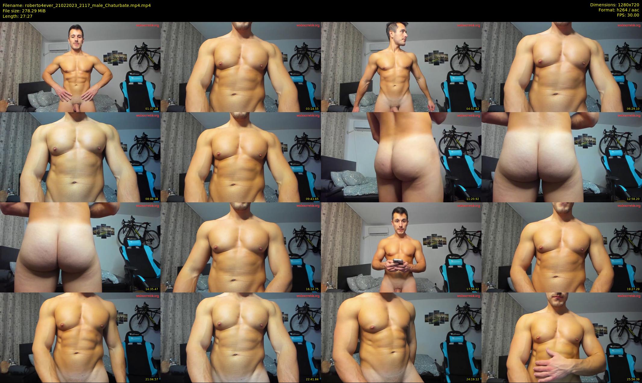 roberto4ever — 28 minute Chaturbate male cam show recording, 720p, Feb 21, 2023