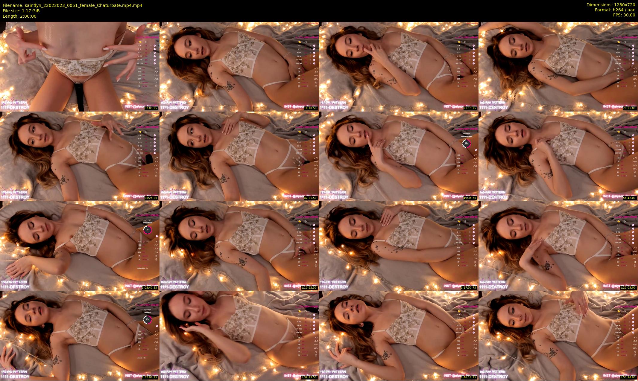 saintlyn — 120 minute Chaturbate female cam show recording, 720p, Feb 22, 2023