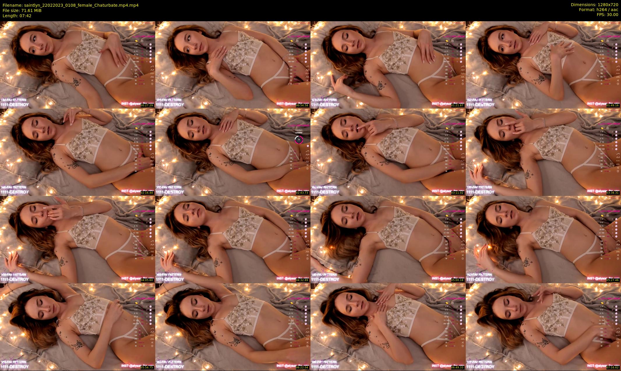 saintlyn — 8 minute Chaturbate female cam show recording, 720p, Feb 22, 2023