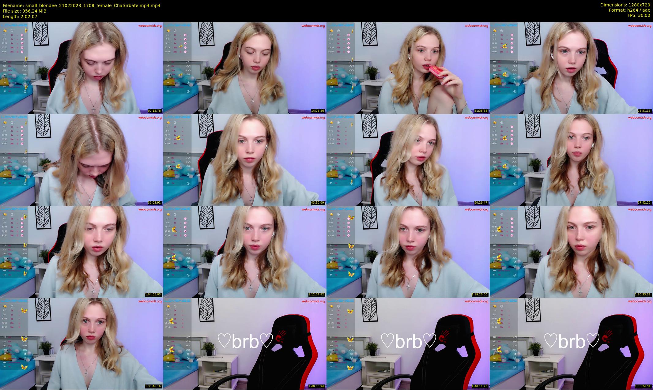 small_blondee — 123 minute Chaturbate female cam show recording, 720p, Feb 21, 2023