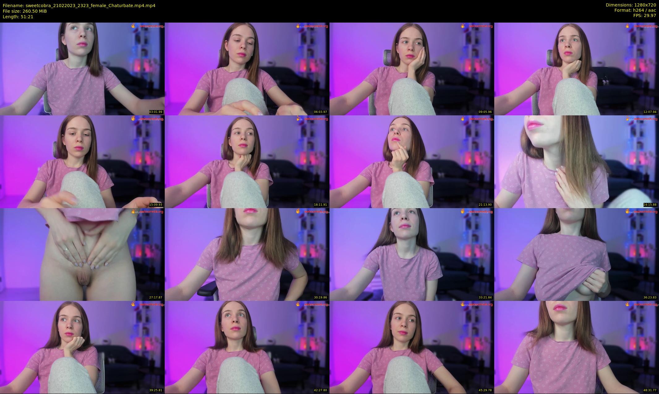 sweetcobra — 52 minute Chaturbate female cam show recording, 720p, Feb 21, 2023